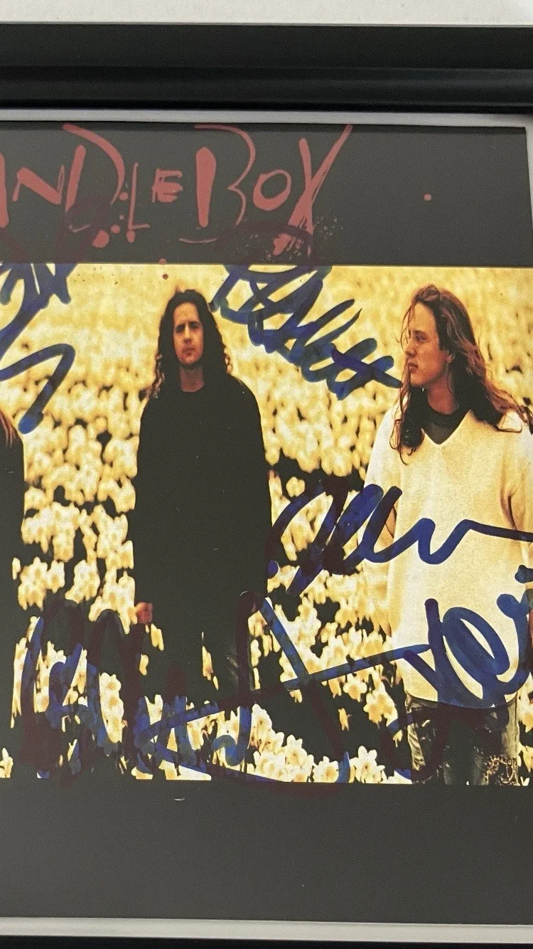 CANDLEBOX SIGNED/AUTOGRAPHED CD COVER FRAMED WITH COA, image 3