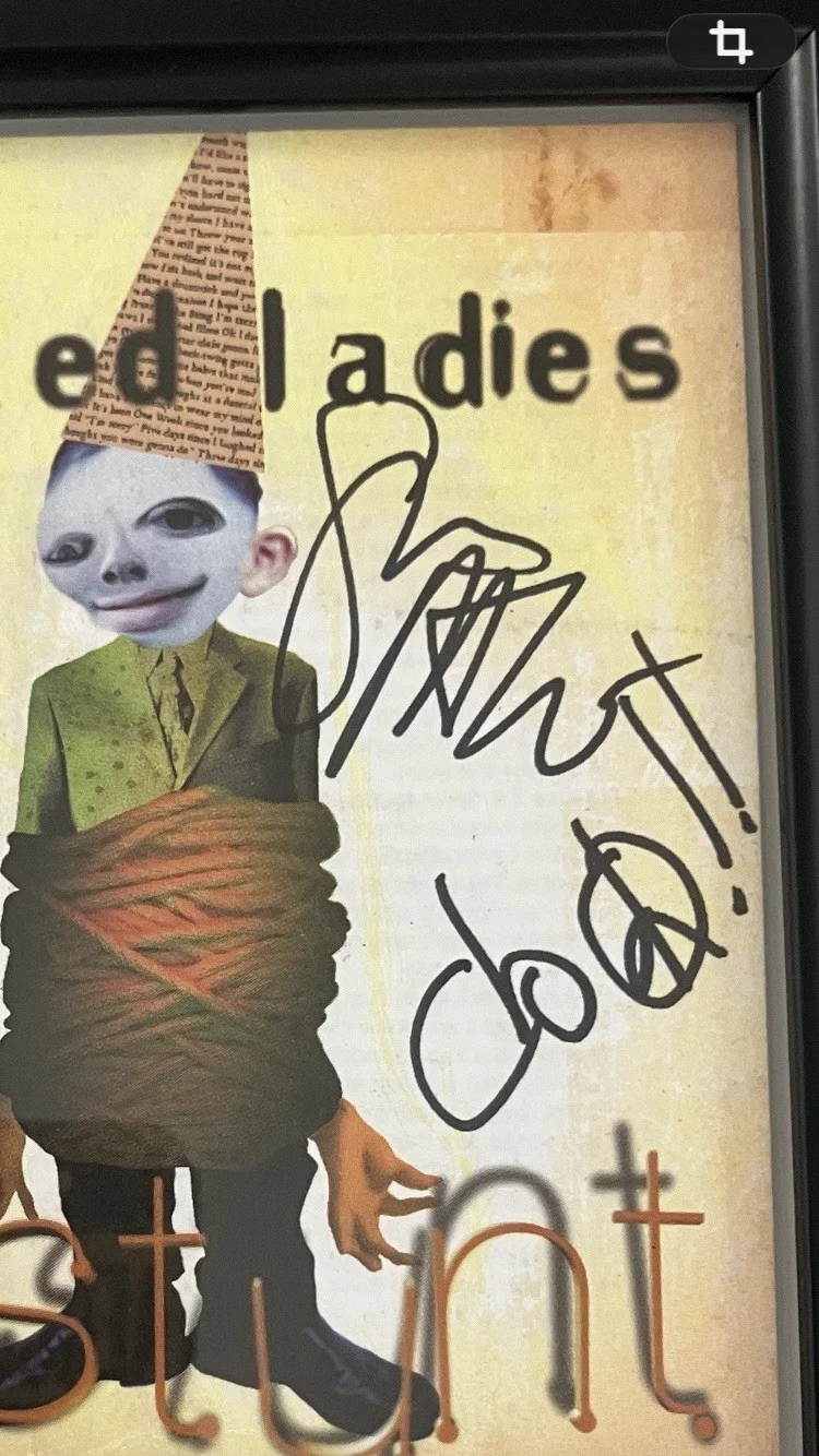 BARENAKED LADIES SIGNED/AUTOGRAPHED CD COVER STUNT FRAMED WITH COA, image 3