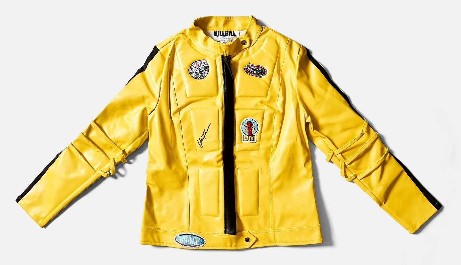 Yellow Leather "Kill Bill" Jacket Signed by Uma Thurman -- With Beckett Hologram, изображение 2