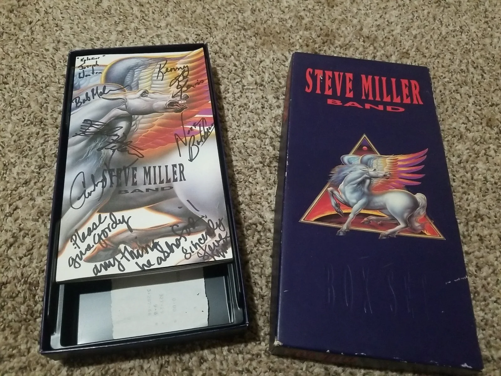 Steve Miller Band Signed Rare ALBUM CD AUTOGRAPH Box Set 80s Music Rock, изображение 2