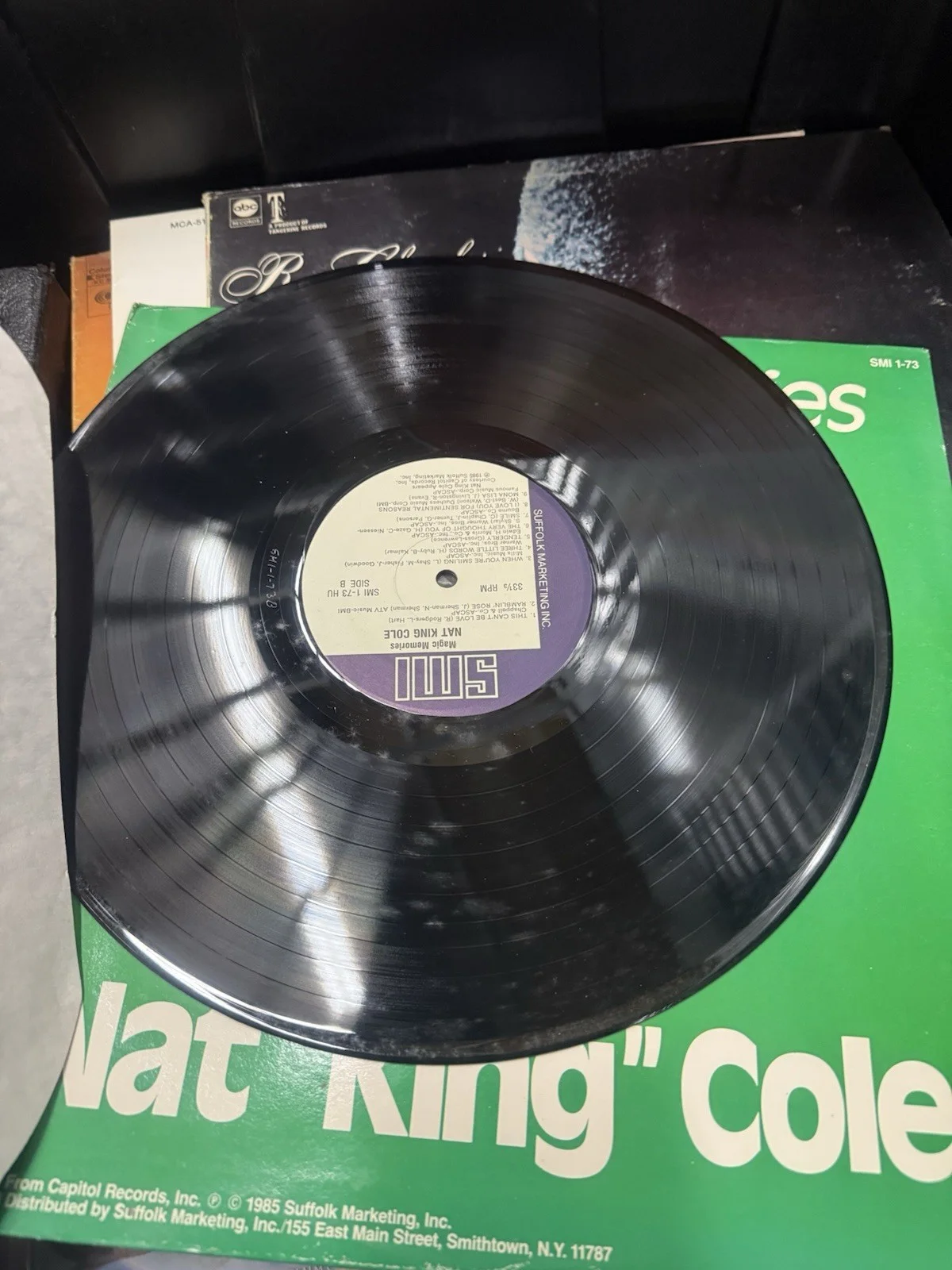 Nat King Cole “Magic Memories” Vinyl LP Compilation (SMI 1-73) - VG, image 3