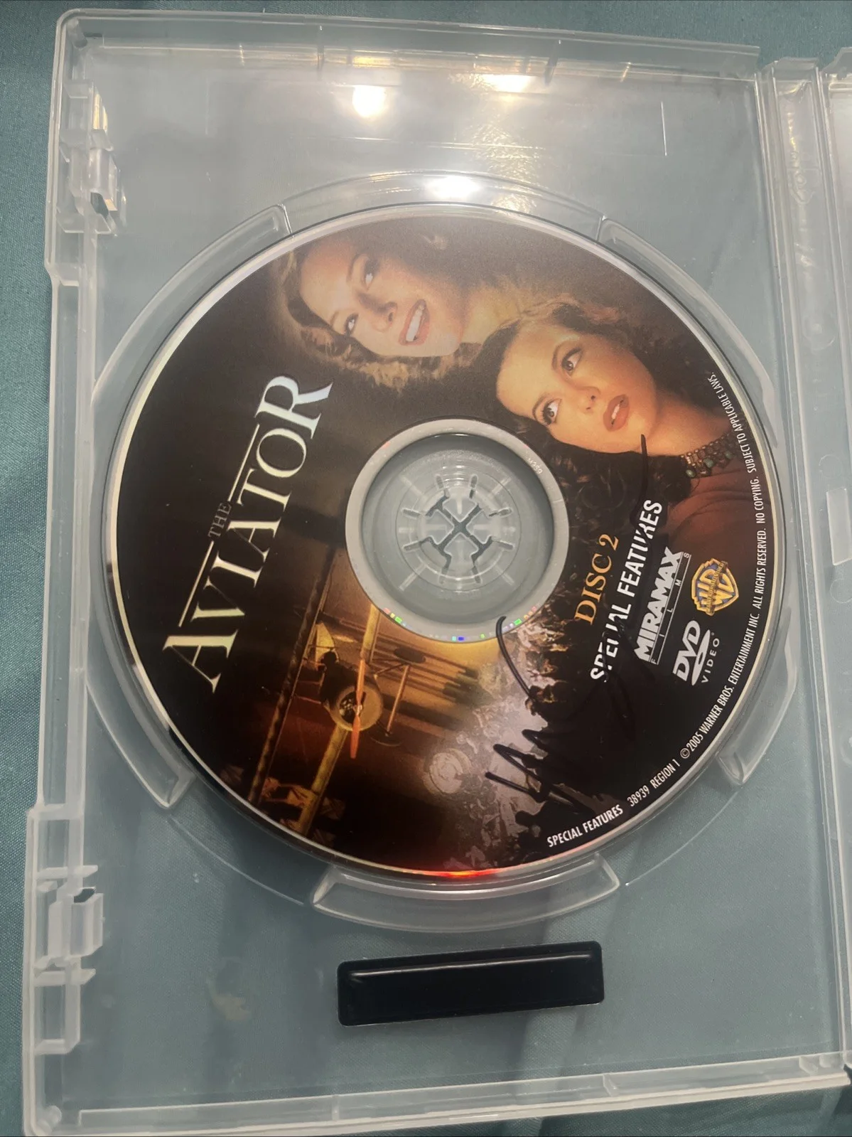 Martin Scorsese DVD — MARTIN SCORSESE SIGNED THE AVIATOR DVD MOVIE AUTOGRAPH JSA COA, изображение 2