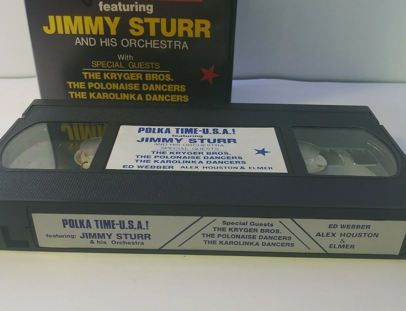 Autographed Jimmy Sturr POLKA TIME U.S.A VHS Tape Orchestra Music Band Singer ., изображение 4