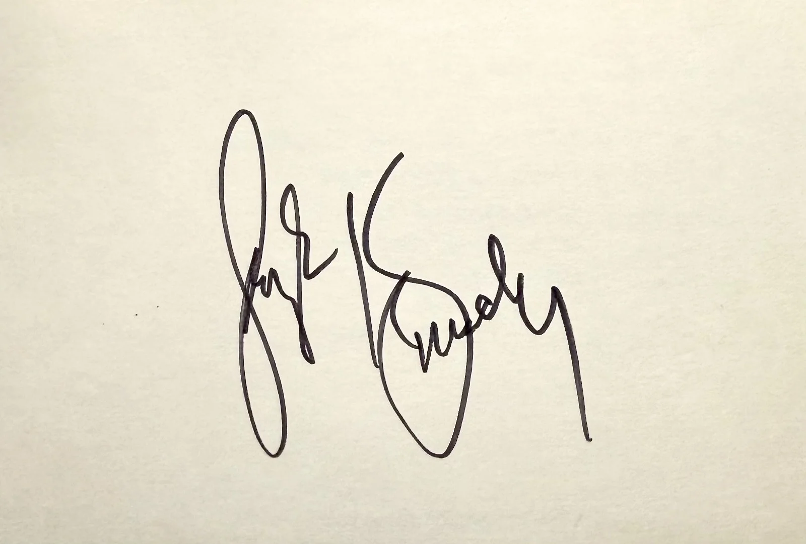 George Kennedy — GEORGE KENNEDY Autograph Signed 4"x 6" INDEX CARD Cool Hand Luke The Dirty Dozen