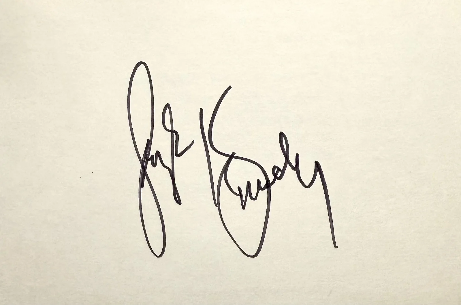 George Kennedy — GEORGE KENNEDY Autograph Signed 4"x 6" INDEX CARD Cool Hand Luke The Dirty Dozen, image 3