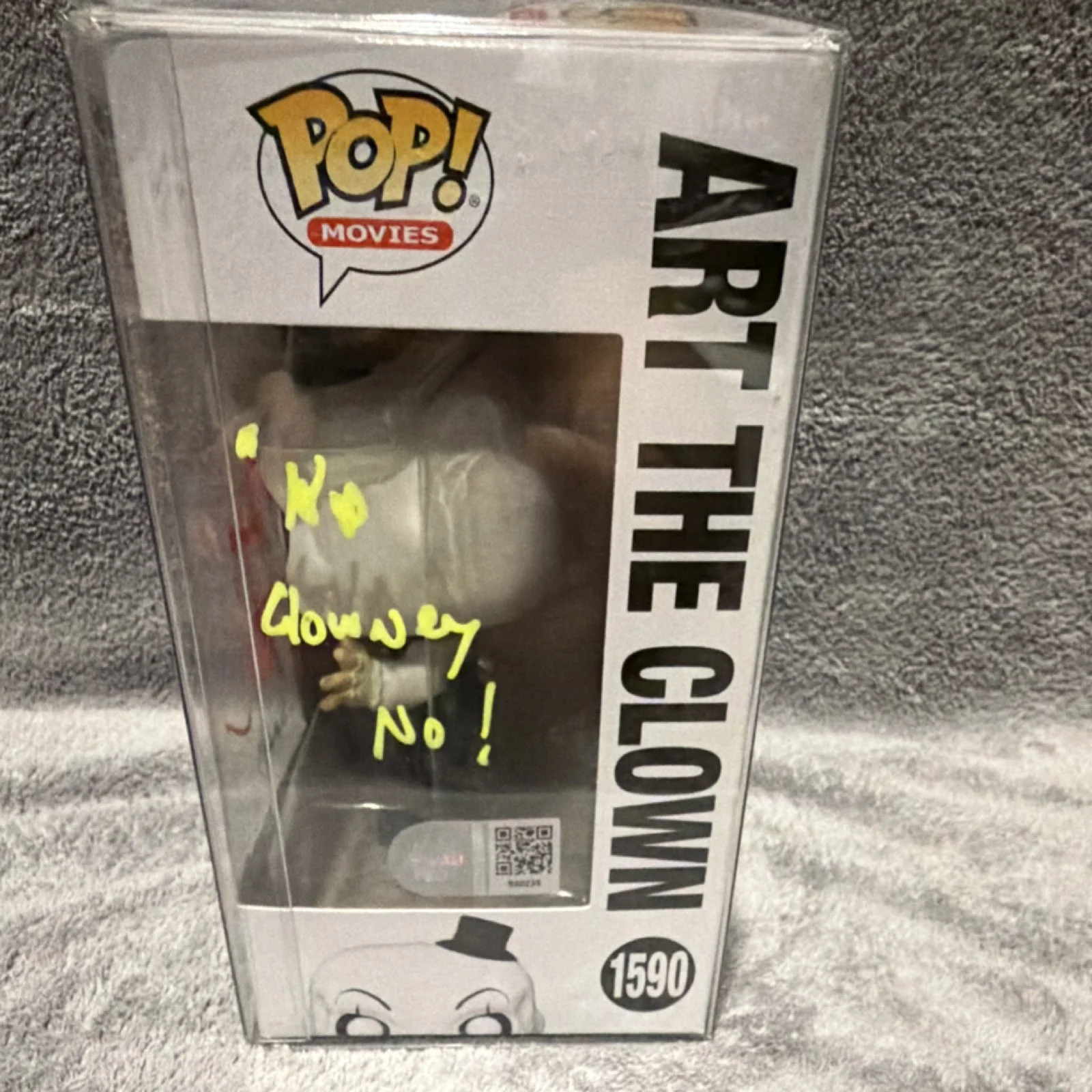 Sauthn — Funko Pop Terrifier Art the Clown SWAU Authenticated Autographed, image 2