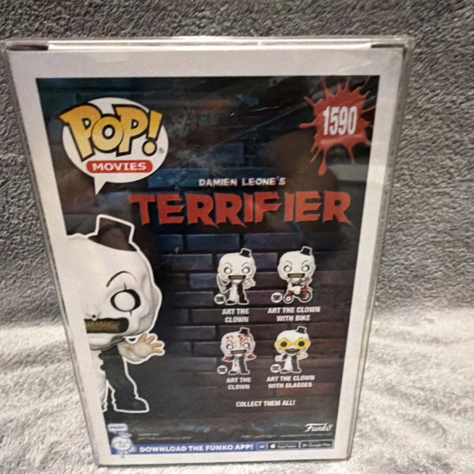Sauthn — Funko Pop Terrifier Art the Clown SWAU Authenticated Autographed, image 4