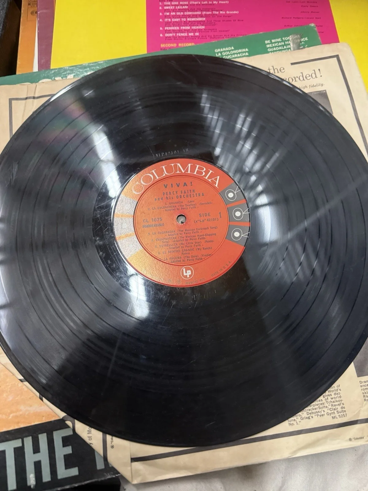 Percy Faith And His Orchestra Viva The Music Of Mexico LP Vinyl Album, изображение 4