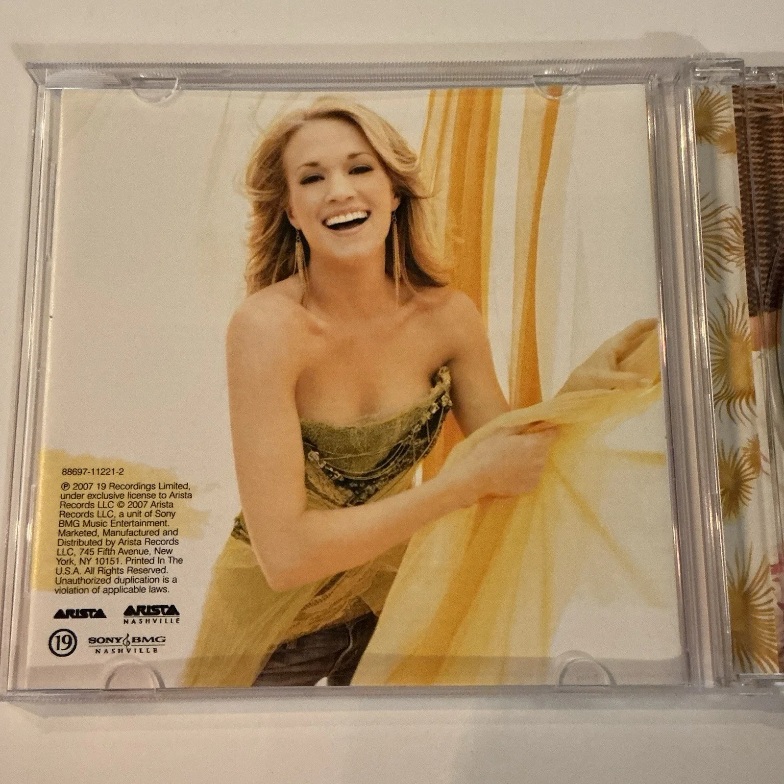 Carrie Underwood SIGNED "Carnival Ride" CD - Mint/New - Disney Provenance, image 4