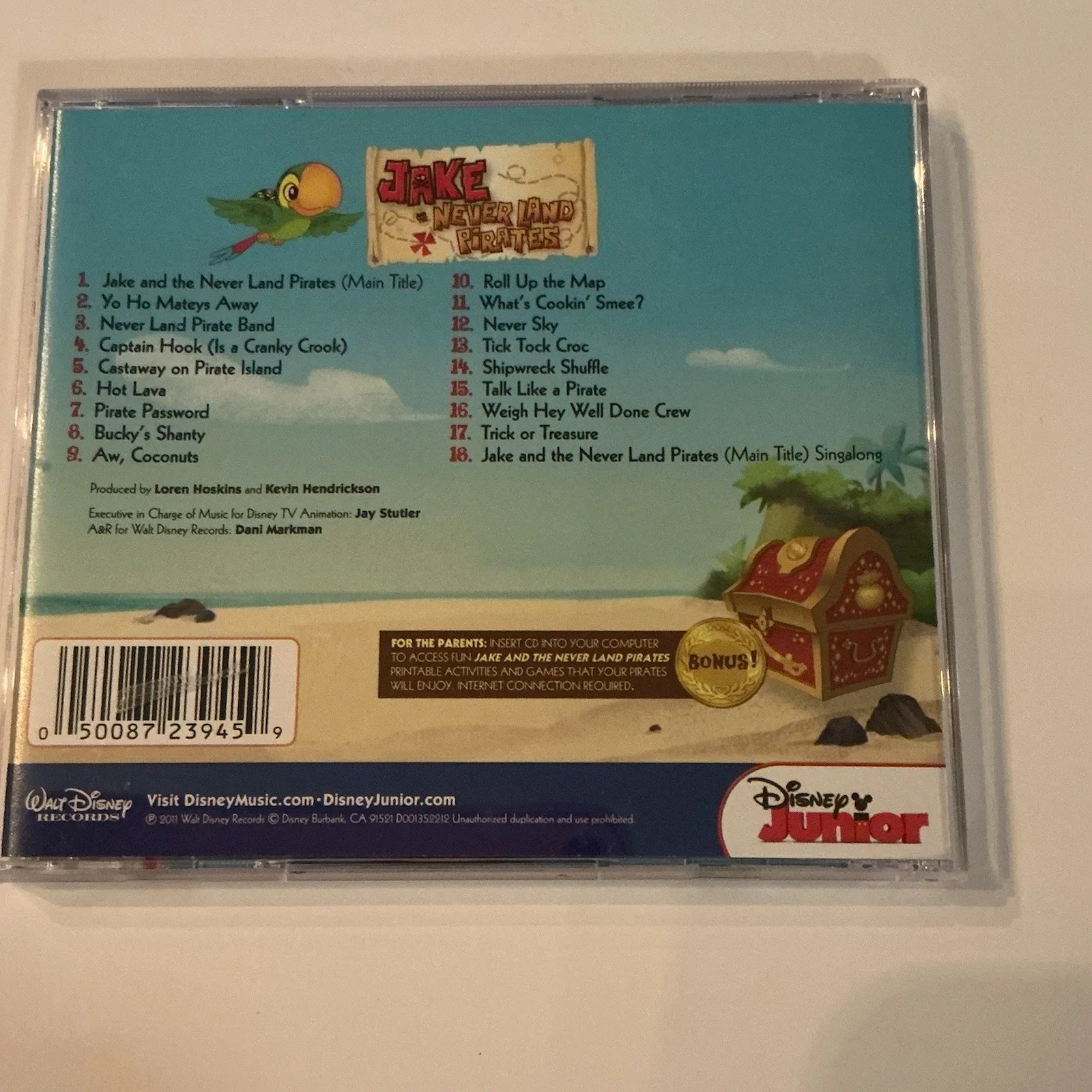 SIGNED Sharky and Bones Never Land Pirate Band CD - Disney Event History, image 2