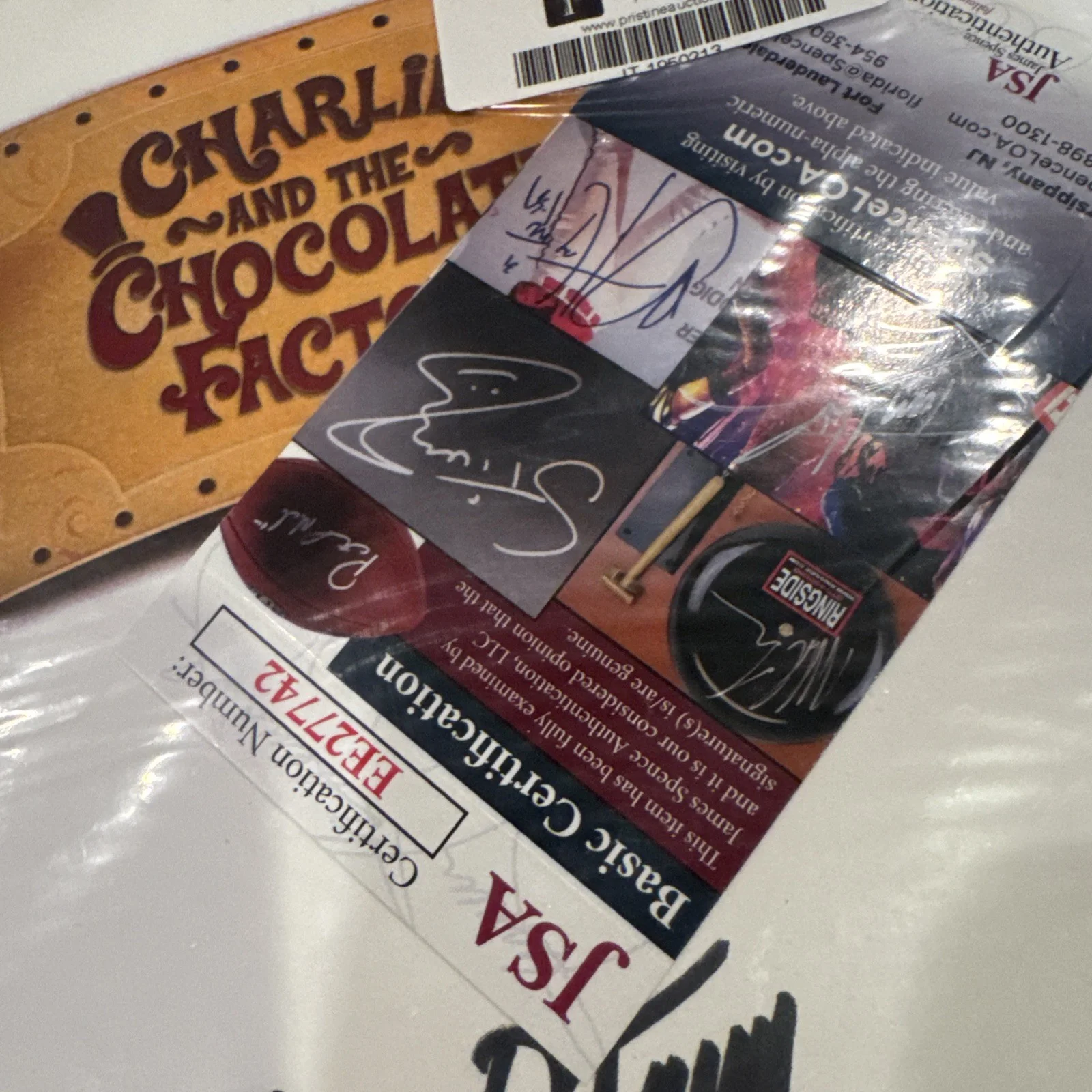 Charlie Bucket Peter Ostrum — Peter Ostrum Signed "Charlie and the Chocolate Factory" Script Signed Charlie, image 4
