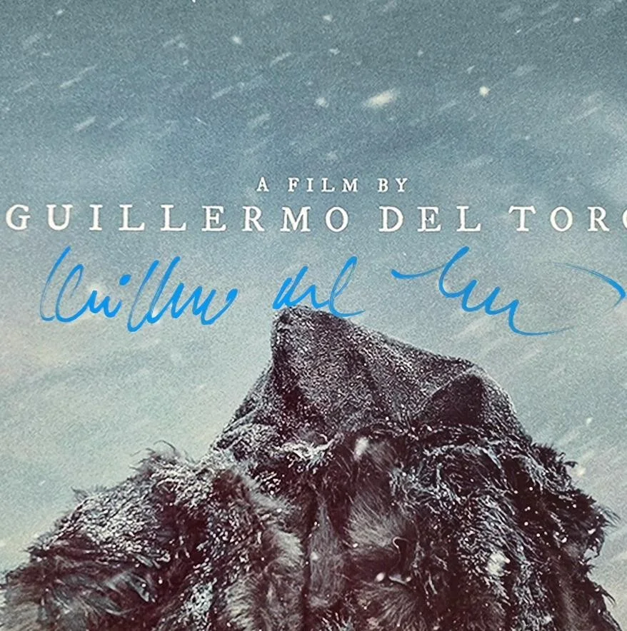 Guillermo Del Toro — Guillermo Del Toro signed Frankenstein 27x40 Photo Poster autograph (B) ~ JSA, image 3