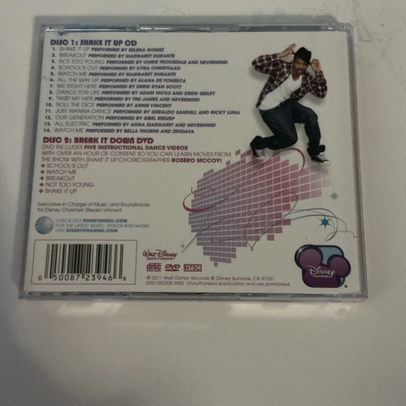 Zendaya & Bella Thorne SIGNED "Shake It Up: Break It Down" CD/DVD -Disney Prove, image 3
