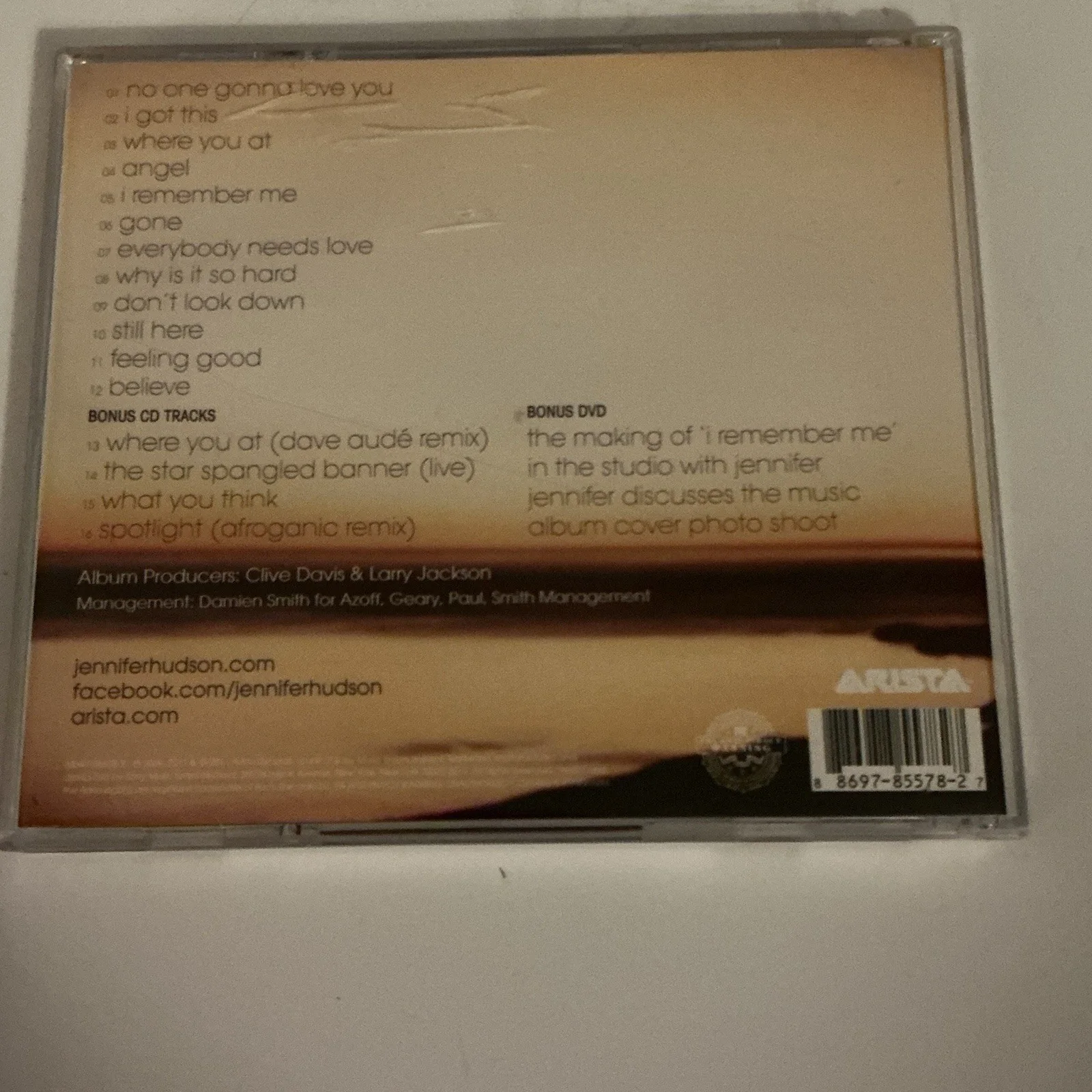 Jennifer Hudson SIGNED Autograph I Remember Me CD Rare The Voice signature promo, image 2