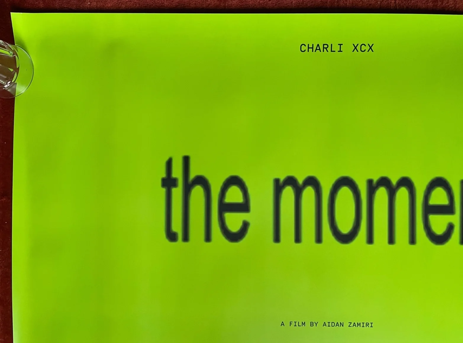 THE MOMENT (2026) Original UK Quad A24 Movie Poster Charli XCX NEW UNISSUED, изображение 2