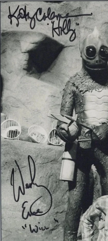 Kathy Coleman — "Land Of The Lost" KATHY COLEMAN & WESLEY EURE Signed 8x10 B&W Photo W/COA, изображение 2