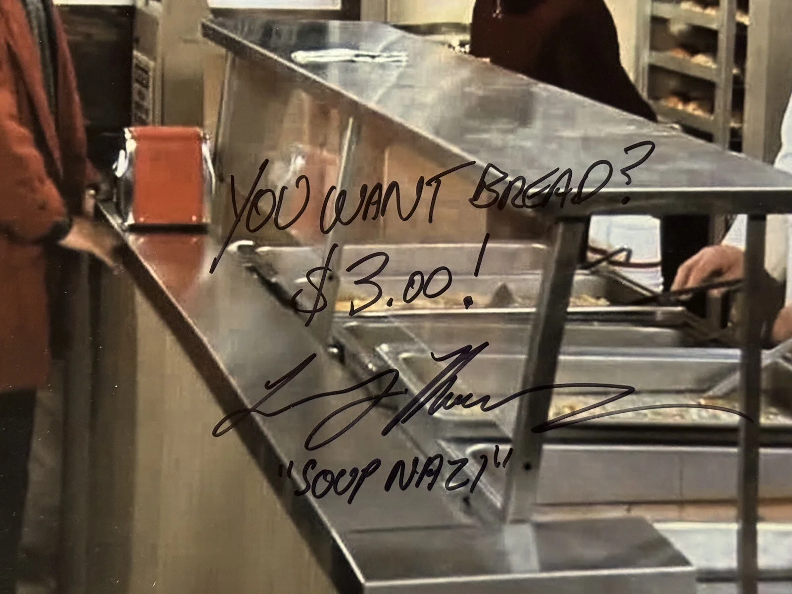 Larry Thomas — Larry Thomas Signed 16x20 Photo The Soup Nazi JSA Jerry Seinfeld Autograph, изображение 2