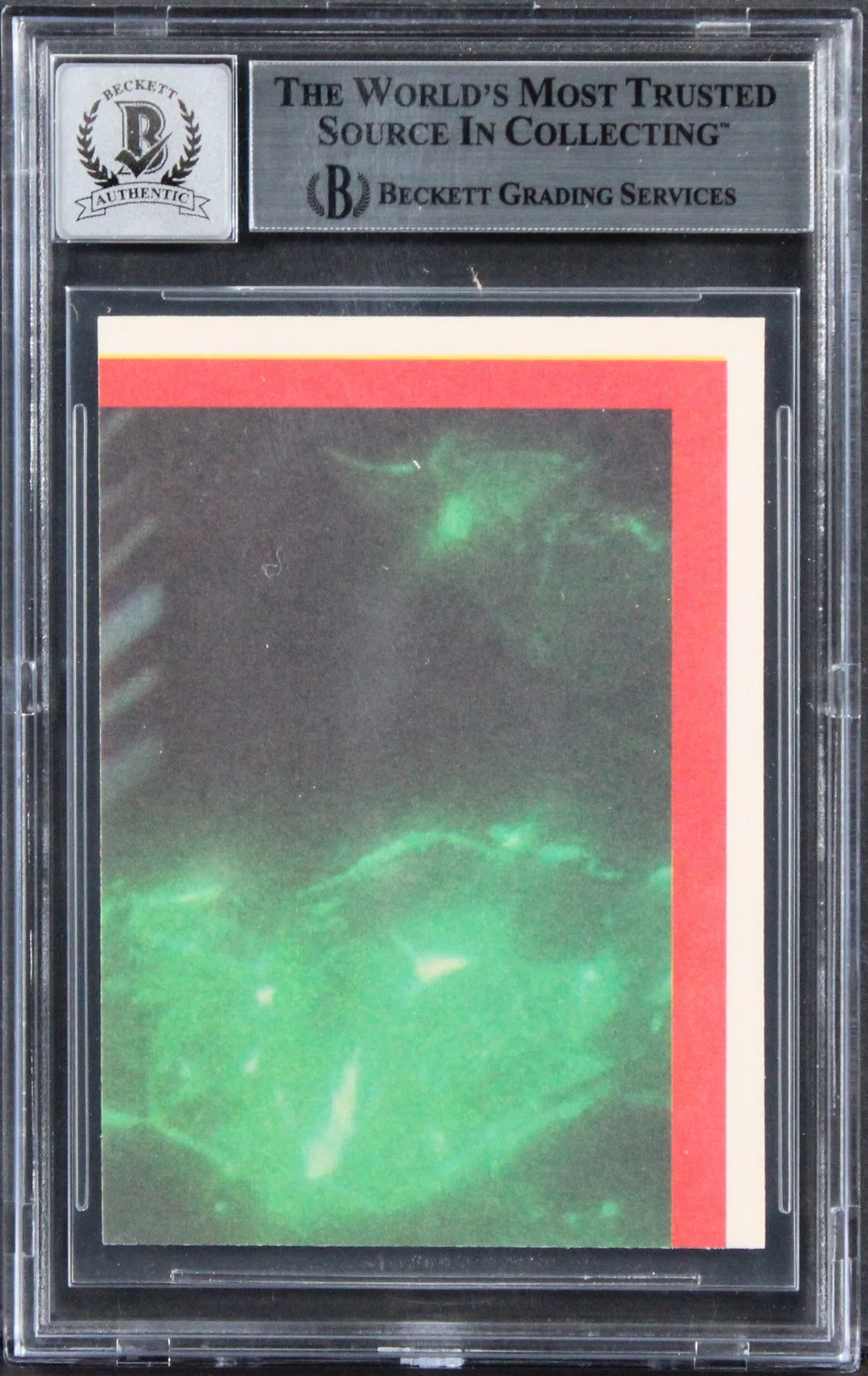 William Shatner — William Shatner Signed 1979 Star Trek Stickers #7 Card Auto Mint 10! BAS Slabbed, изображение 2