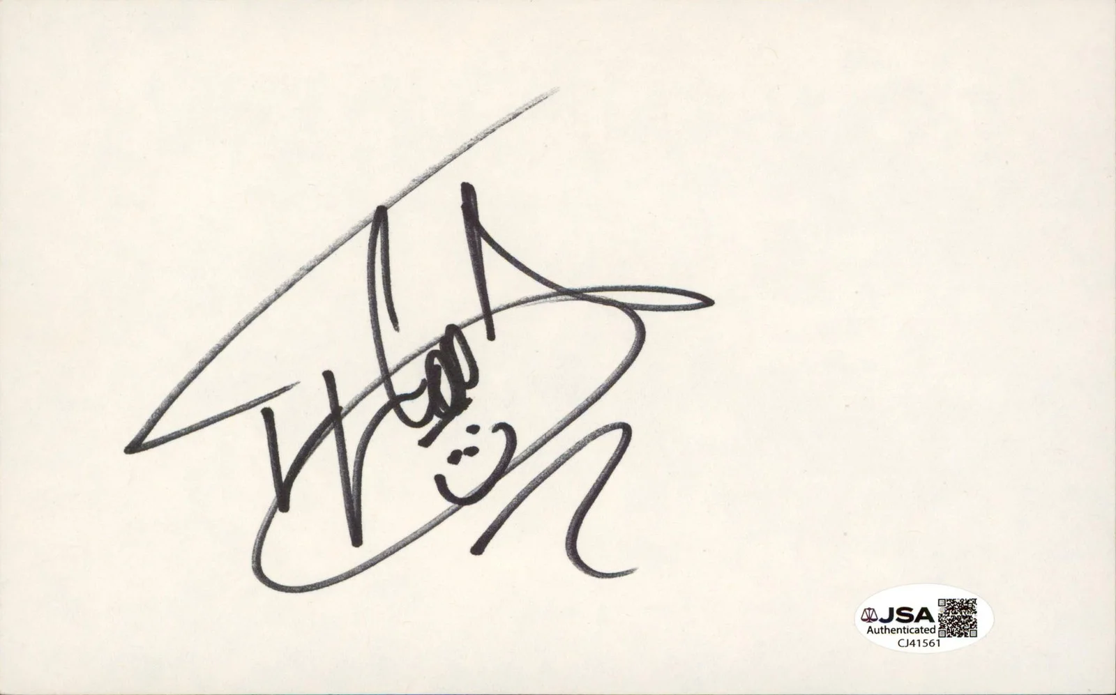 LL Cool J — LL Cool J Rapper & Actor Authentic Signed 5x8 Cut Signature JSA #CJ41561