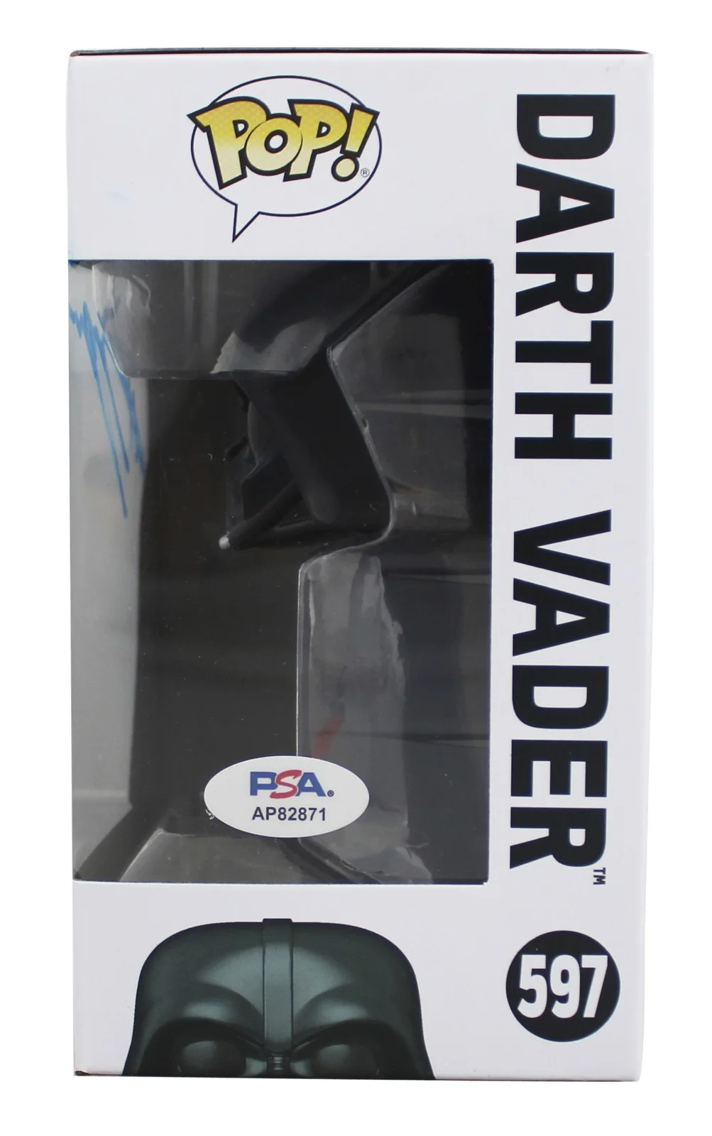 Hayden Christensen — Hayden Christensen Star Wars Signed Vader #579 Funko Pop Figure PSA/DNA #AP82871, image 3