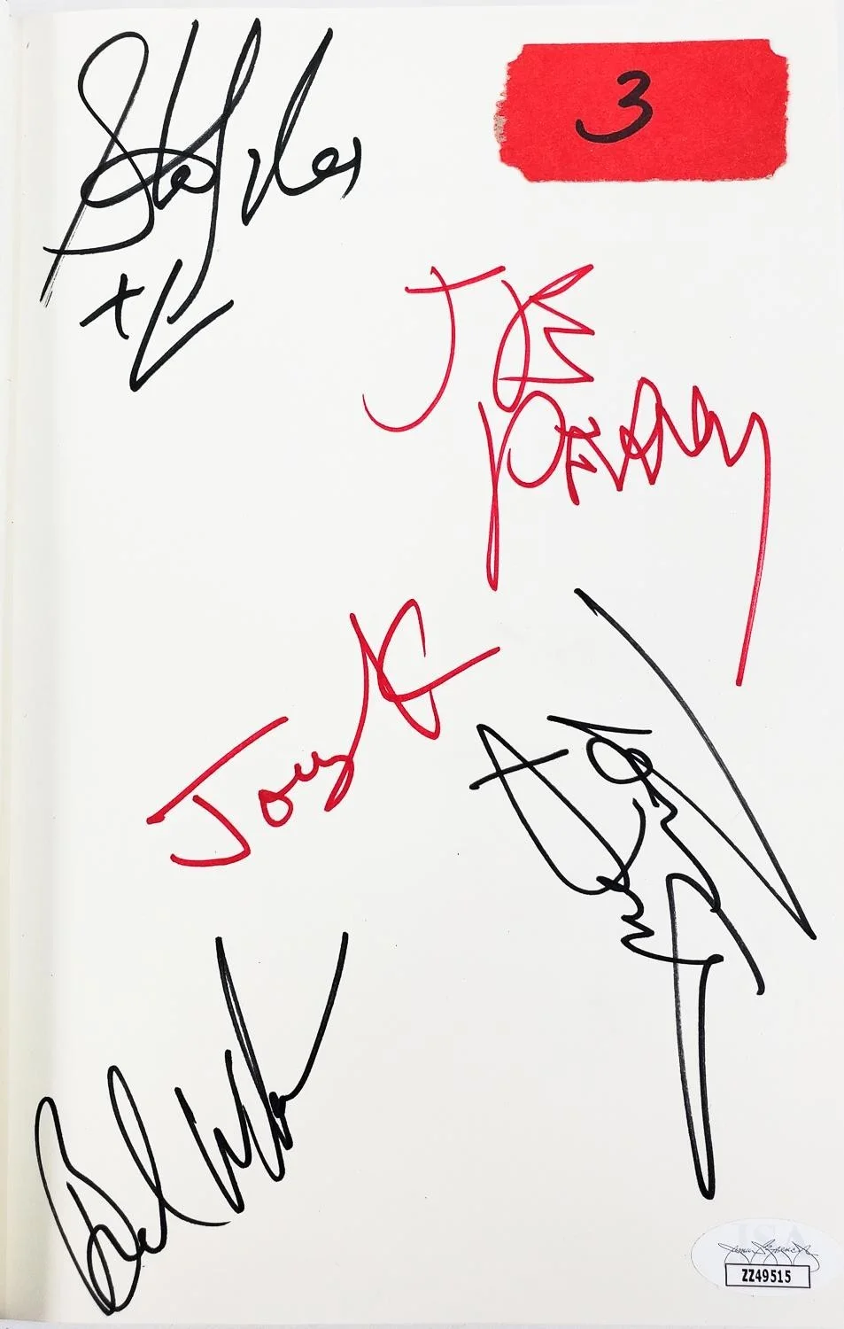 Aerosmith Signed Book Entire Band Tyler-Perry-Whitford-Kramer-Hamilton *JSA LOA*, изображение 2