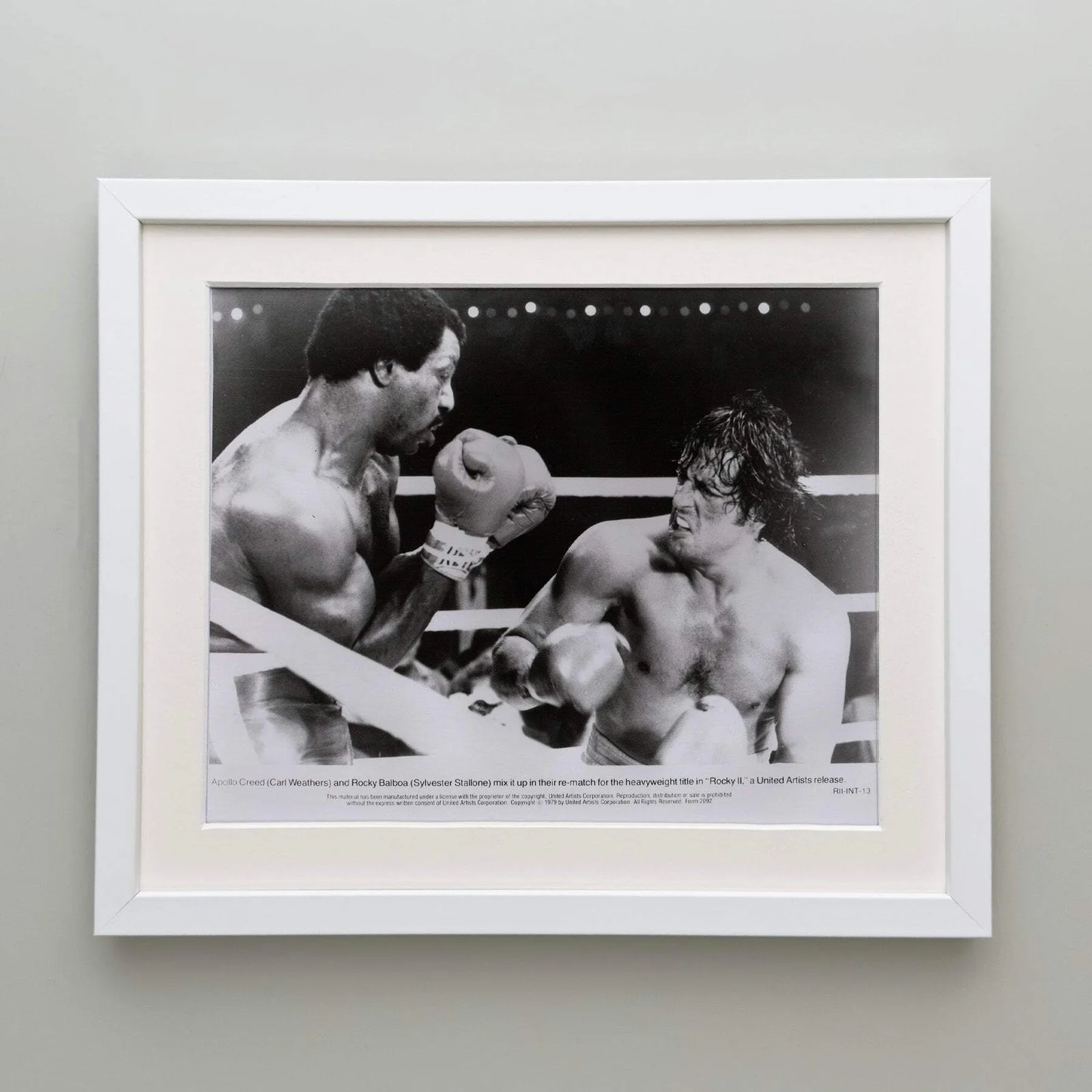 Rocky 2 (1979) Press Publicity Still - Framed, image 4