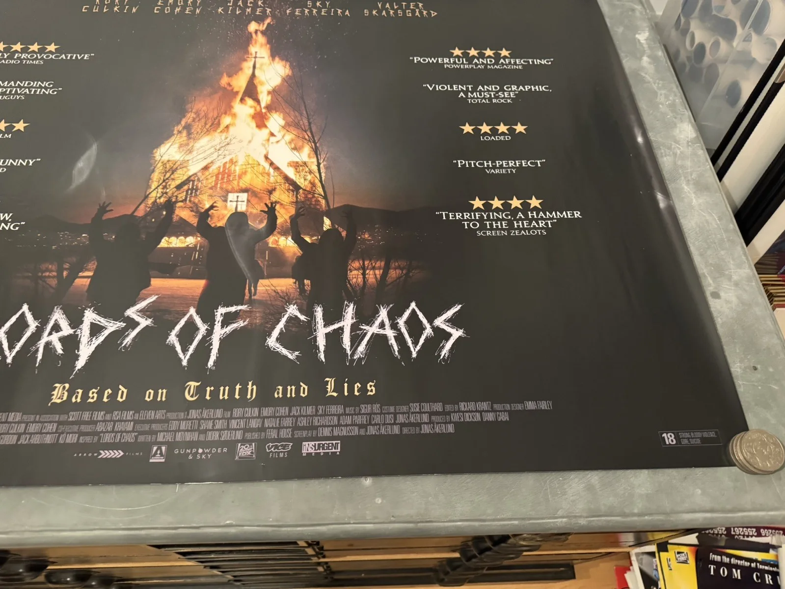 Lords of Chaos truth and lies Original 2018 Quad Poster very rare, изображение 2