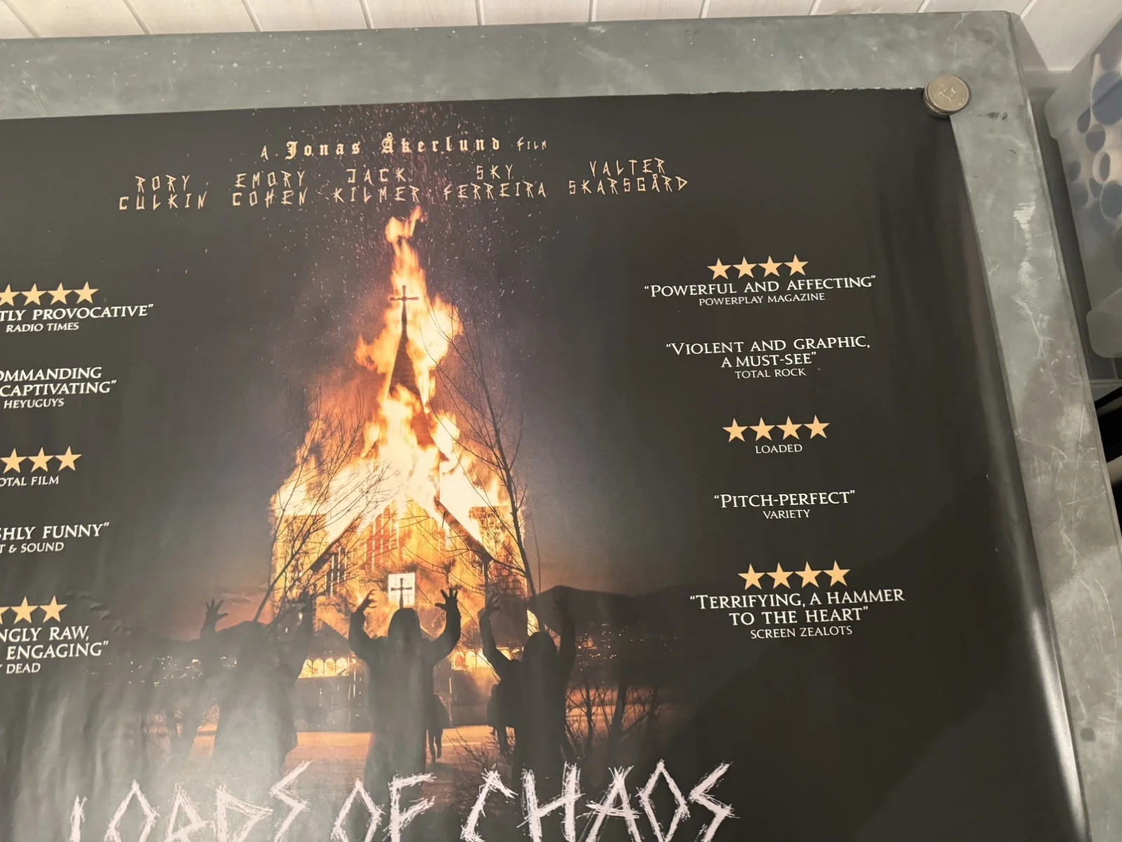 Lords of Chaos truth and lies Original 2018 Quad Poster very rare, изображение 4
