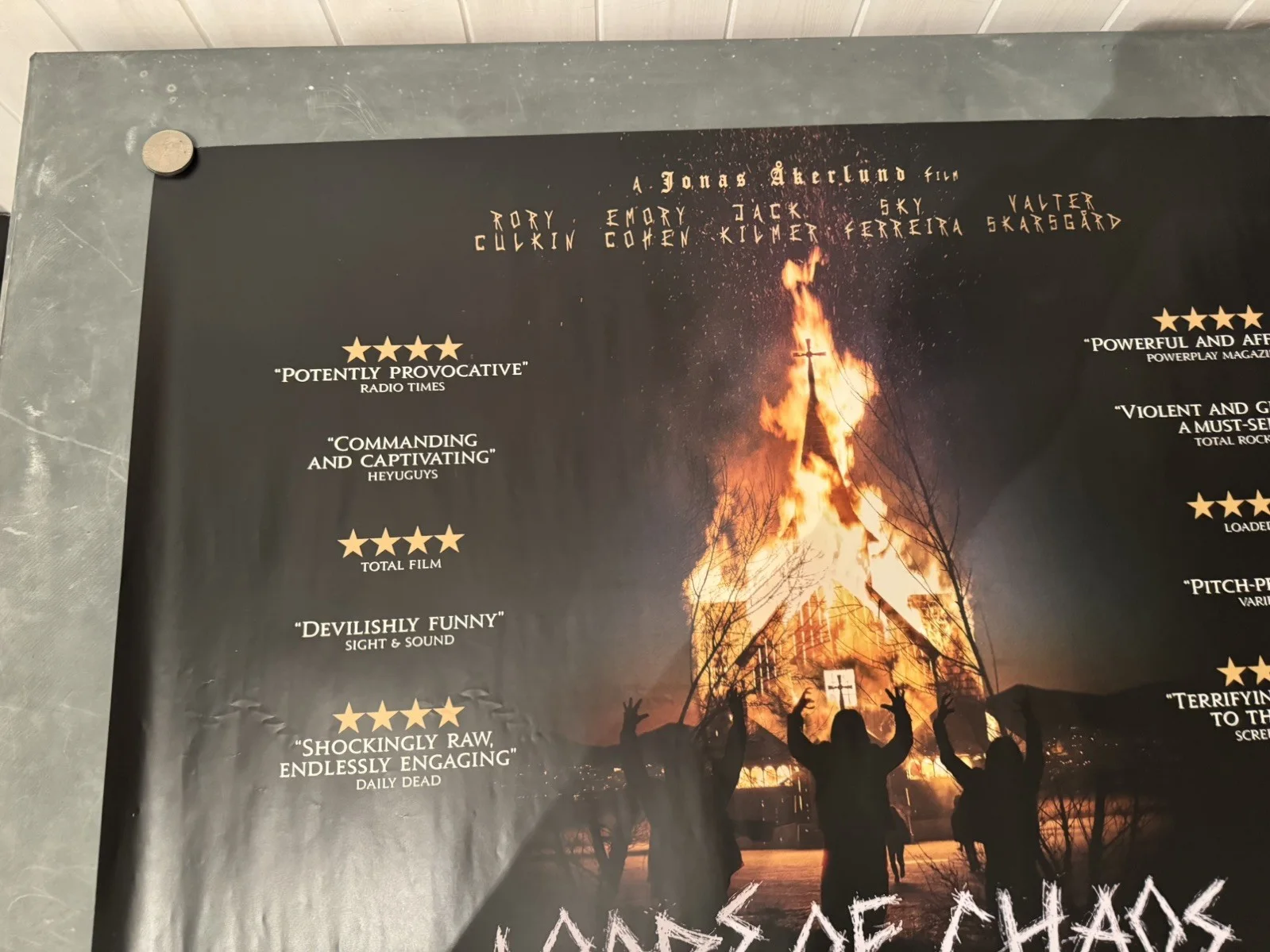 Lords of Chaos truth and lies Original 2018 Quad Poster very rare, изображение 5