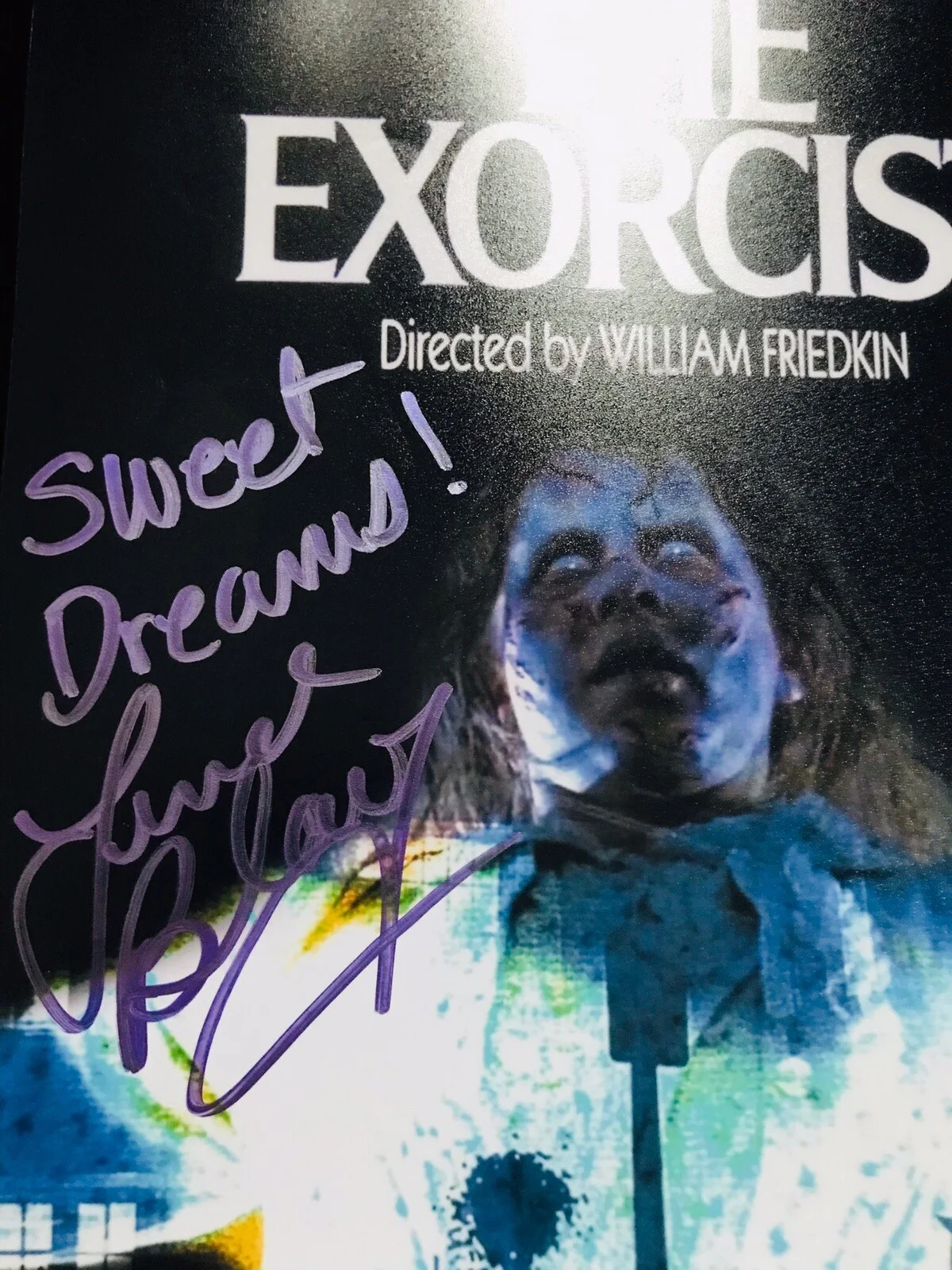 Linda Blair — Linda Blair signed The Exorcist 8x10 photo - In Person Proof., изображение 2