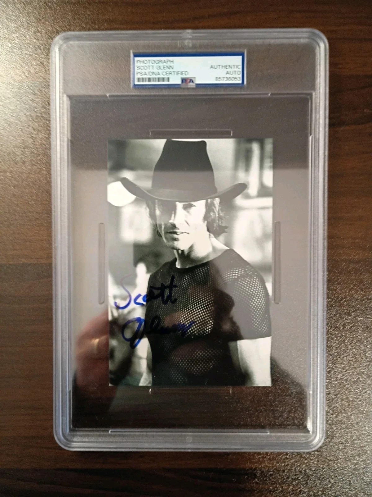 Scott Glenn — SCOTT GLENN Signed Autographed 4x6 Photo from URBAN COWBOY..PSA/DNA Slabbed