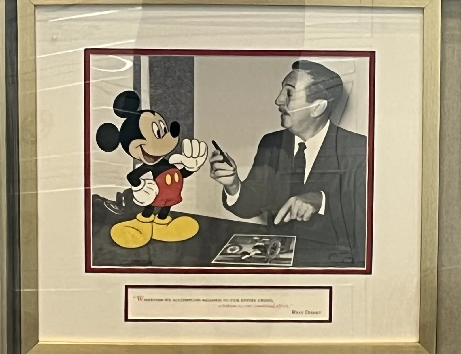 Walt Disney — Walt Disney Signed Check - Very Rare - 1958, PSA Authenticated***, & Framed, image 3
