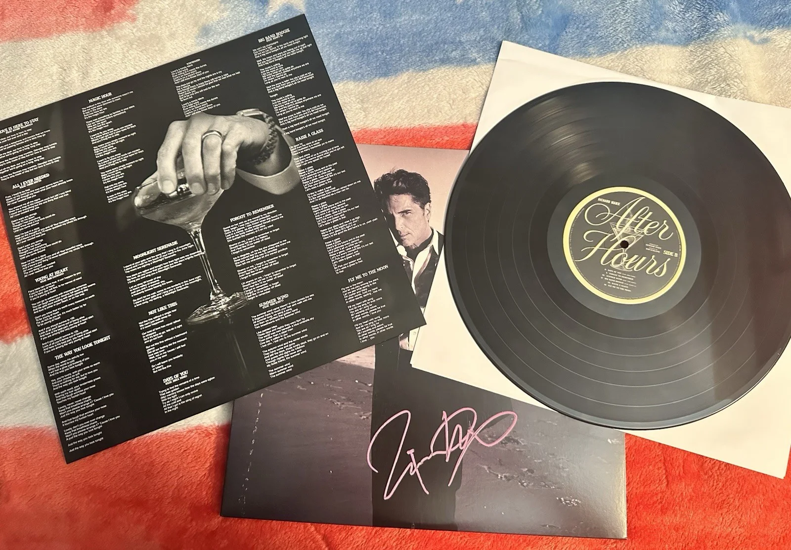 Richard Marx Signed Vinyl "After Hours” With Picture Proof, image 4
