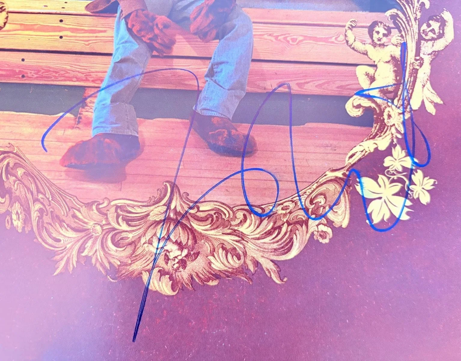 KANYE WEST — KANYE WEST SIGNED AUTOGRAPHED ALBUM FLAT THE COLLEGE DROPOUT RARE VINTAGE PSA, изображение 2