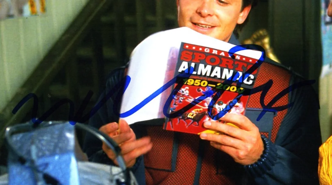 Michael J. Fox — MICHAEL J. FOX Signed 8x10 Official Pix Photo Back to the Future 2 BAS #BT20328, изображение 2