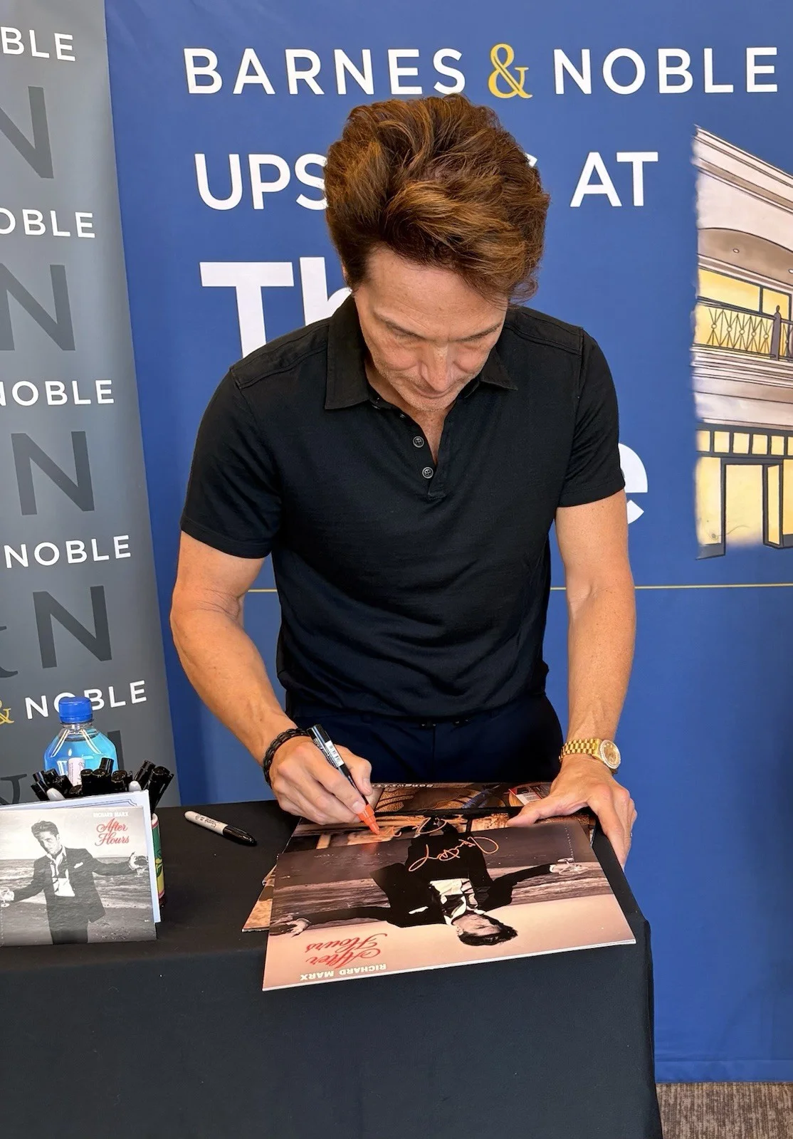 Richard Marx Signed Vinyl "After Hours” Photo Proof RARE, image 5