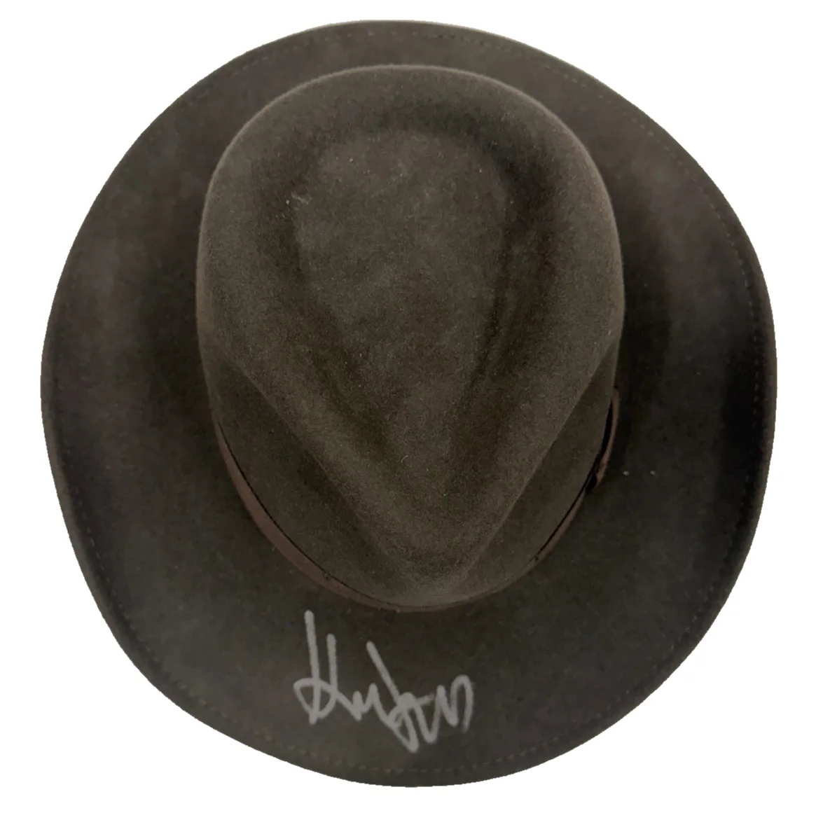 Harrison Ford — Harrison Ford Signed Indiana Jones Fedora Authentic Autograph Beckett LOA, изображение 3