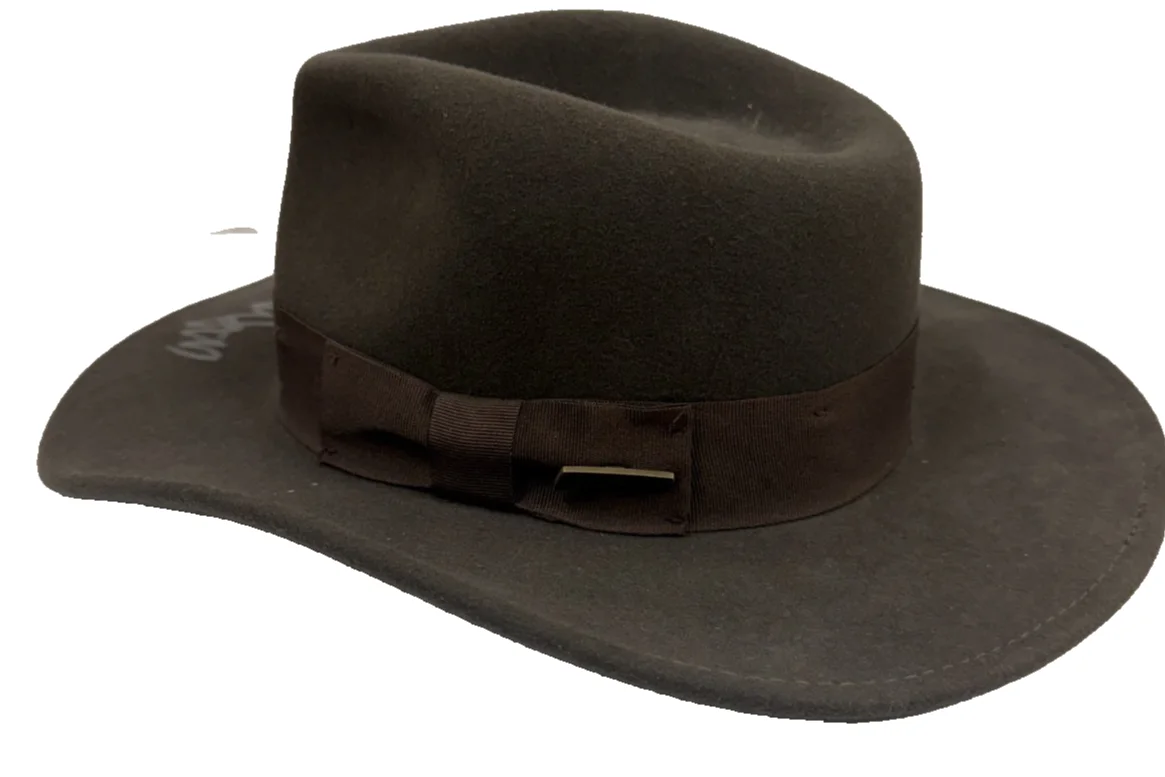 Harrison Ford — Harrison Ford Signed Indiana Jones Fedora Authentic Autograph Beckett LOA, изображение 4
