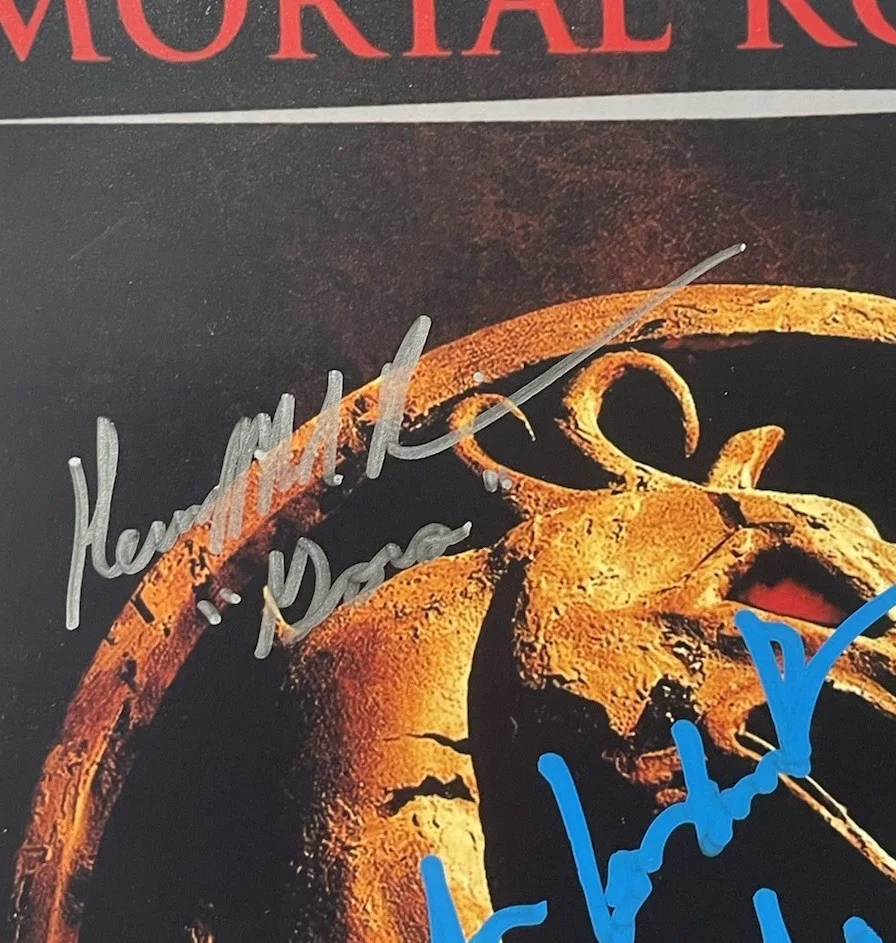 Christopher Lambert — Christopher Lambert Casamassa Richardson Signed JSA 8x10 Photo Mortal Kombat, изображение 3