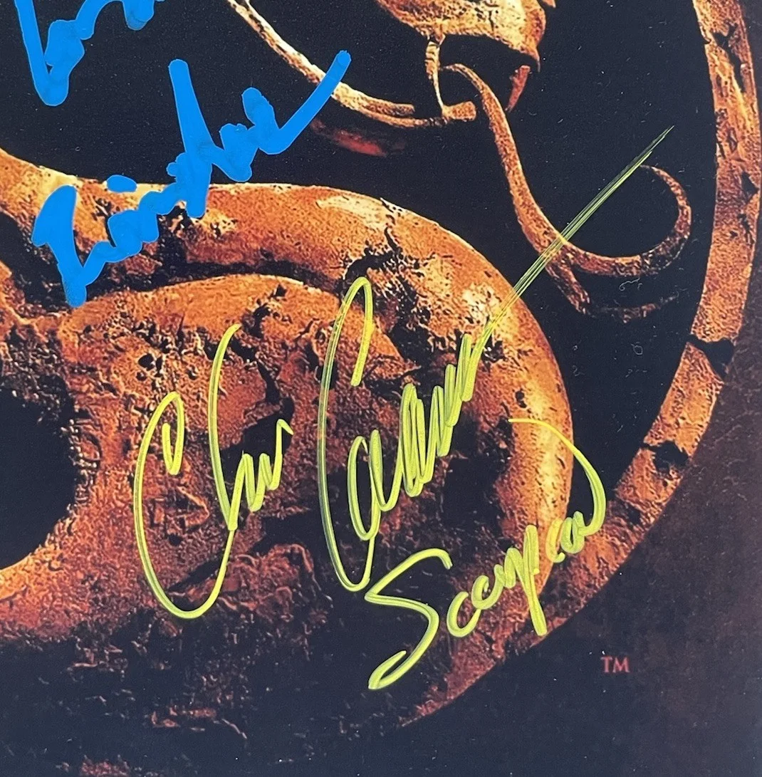 Christopher Lambert — Christopher Lambert Casamassa Richardson Signed JSA 8x10 Photo Mortal Kombat, изображение 4