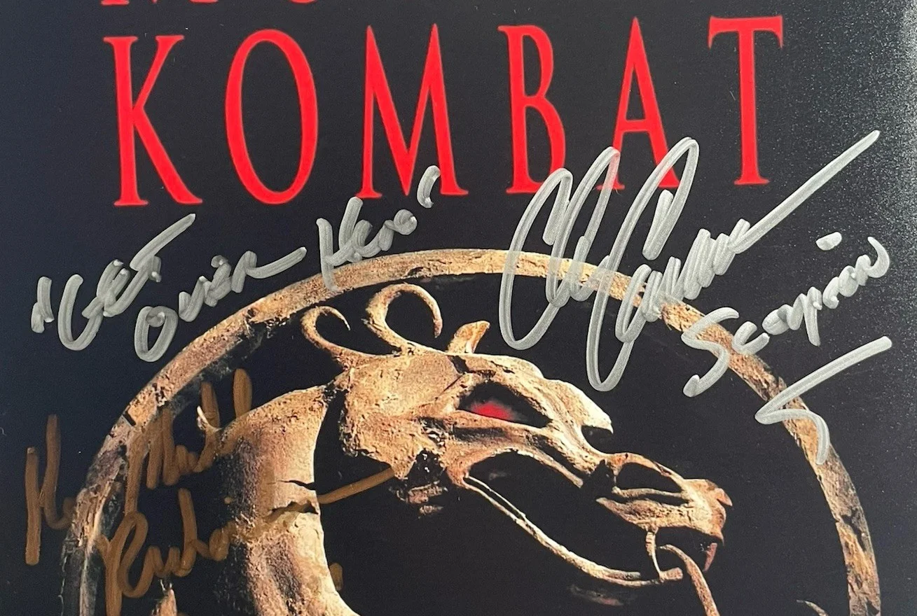 Christopher Lambert — Christopher Lambert Casamassa Richardson Signed JSA 8x10 Photo Mortal Kombat, изображение 4