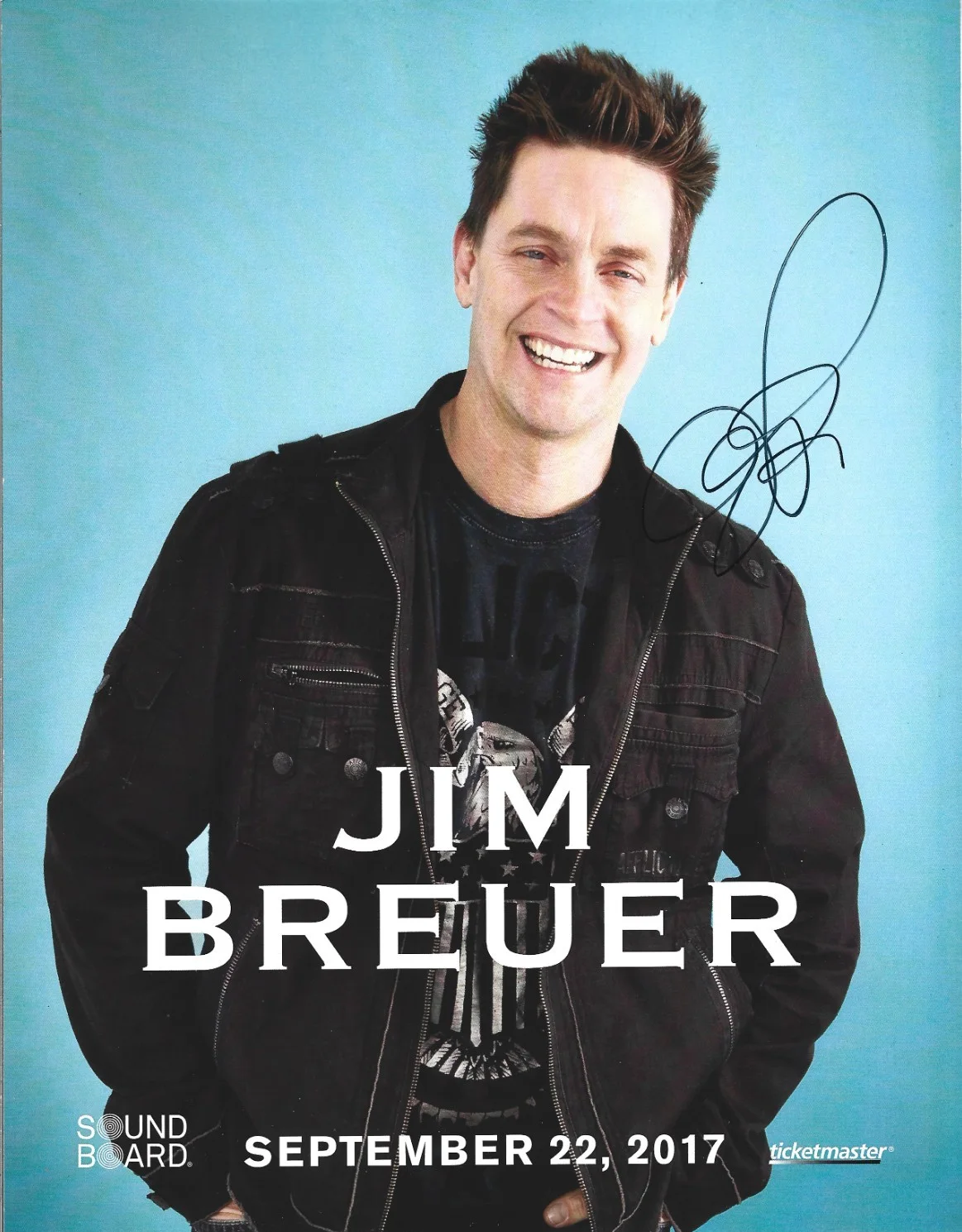 Jim Breuer — Jim Breuer SIGNED 8.5x11 Comedy Show Promo Photo COA Autographed Half Baked