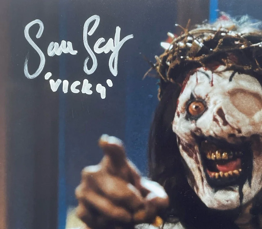 Samantha Scaffidi — Samantha Scaffidi Hand Signed 8x10 Photo JSA Authentic Terrifier Vicky, image 2