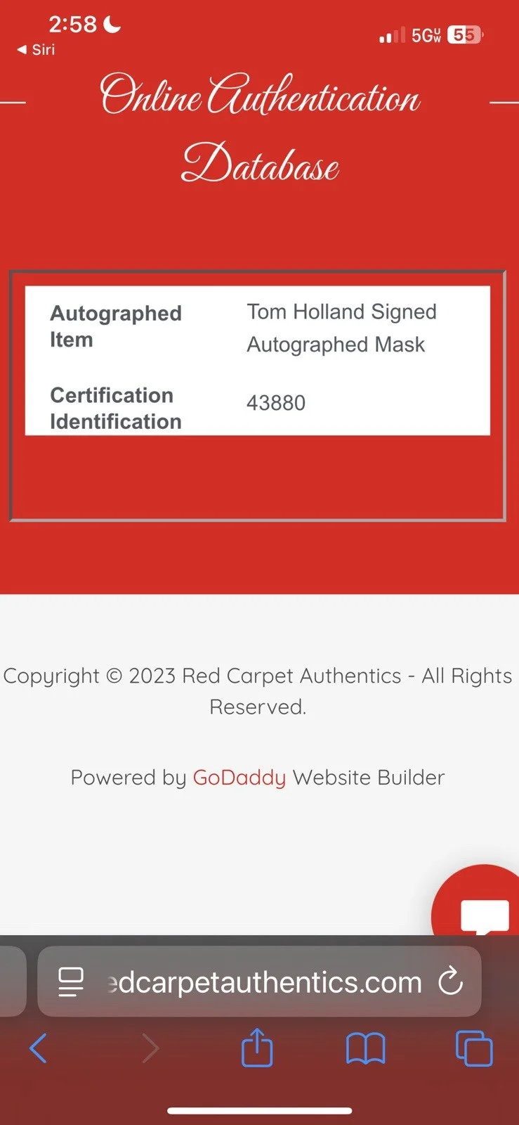 Tom Holland Autographed Spider-Man Mask With COA, image 4