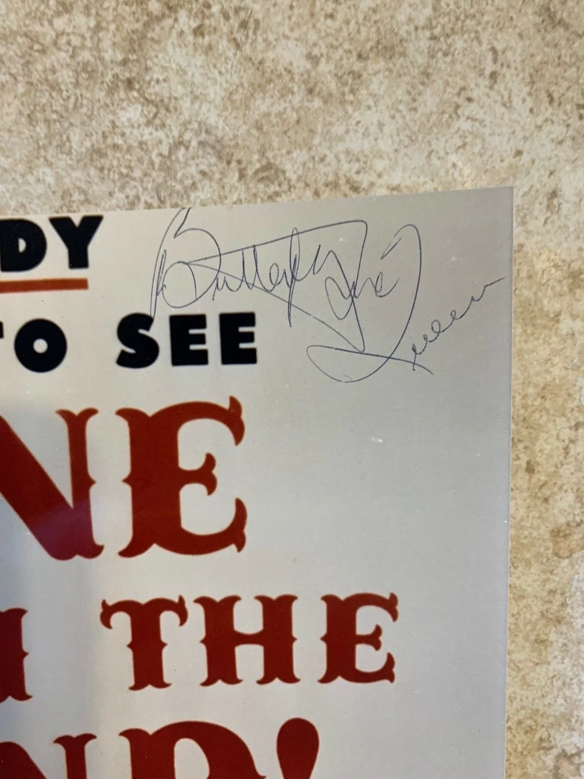 BUTTERFLY MCQUEEN signed autograph photo color GWTW, изображение 2