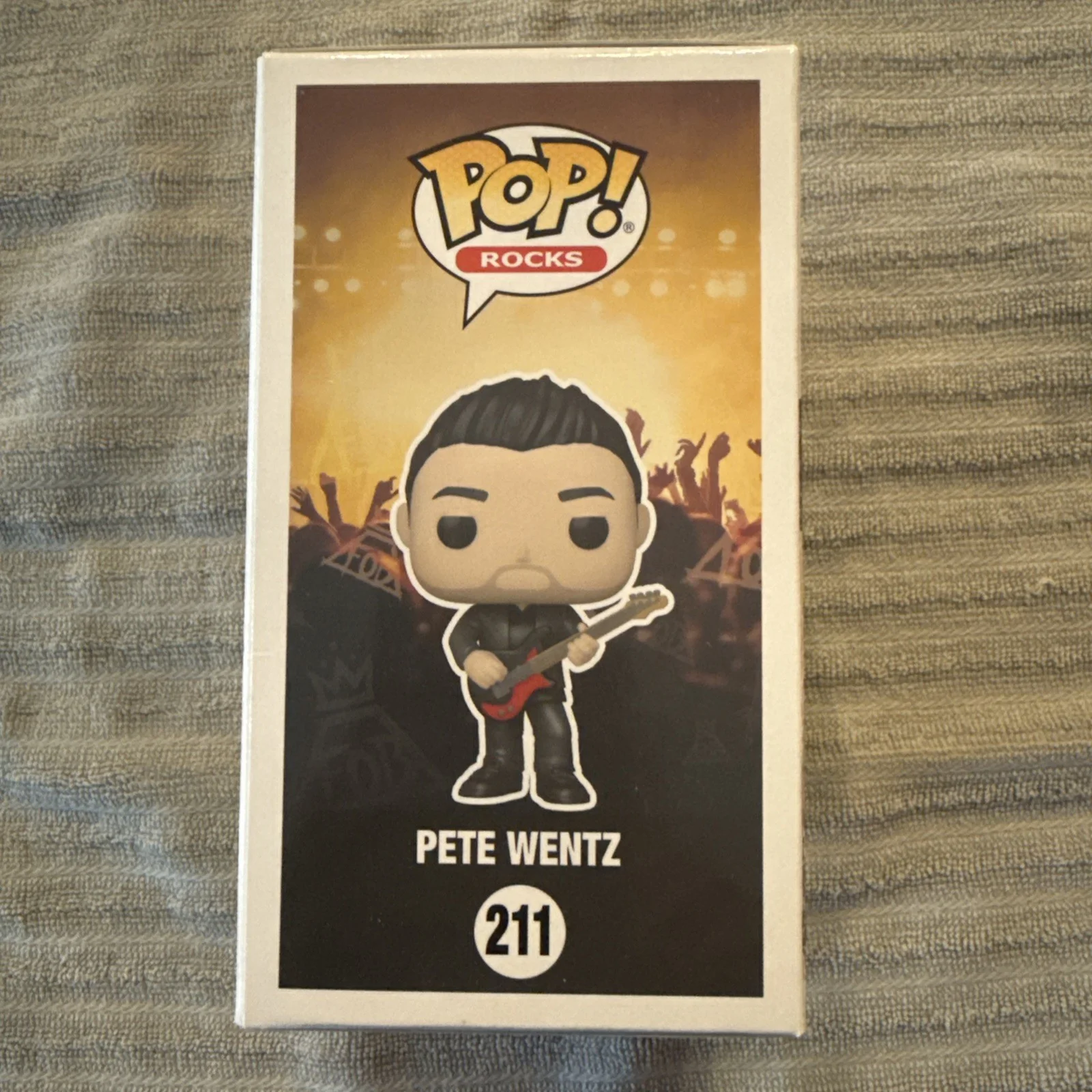 Pete Wentz Fall Out Boy #211 Signed Autographed Funko Pop JSA, image 5
