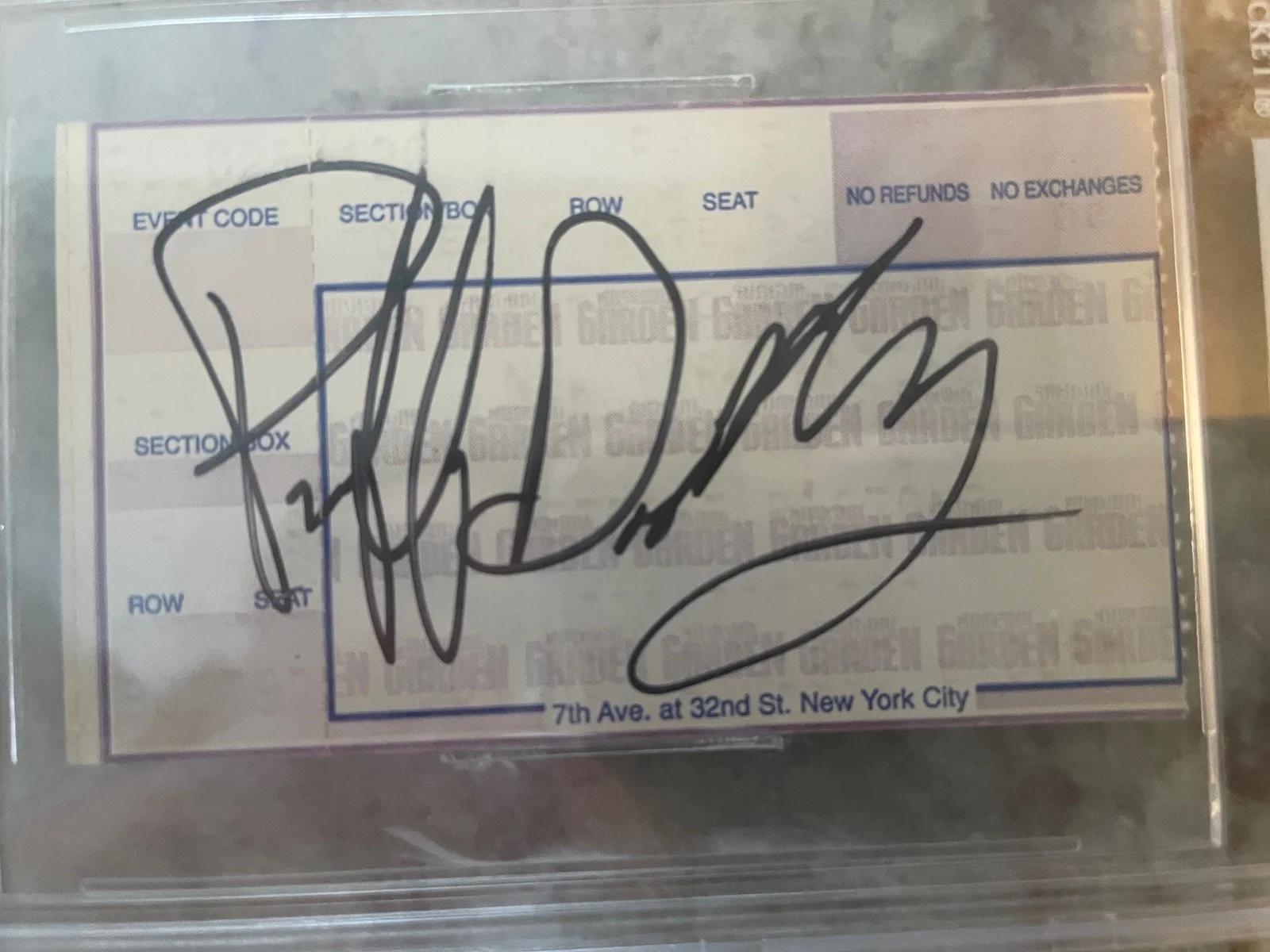 Sean Puff DaddyCombs Signed Autographed Ticket Stub P Diddy Beckett BAS, image 3