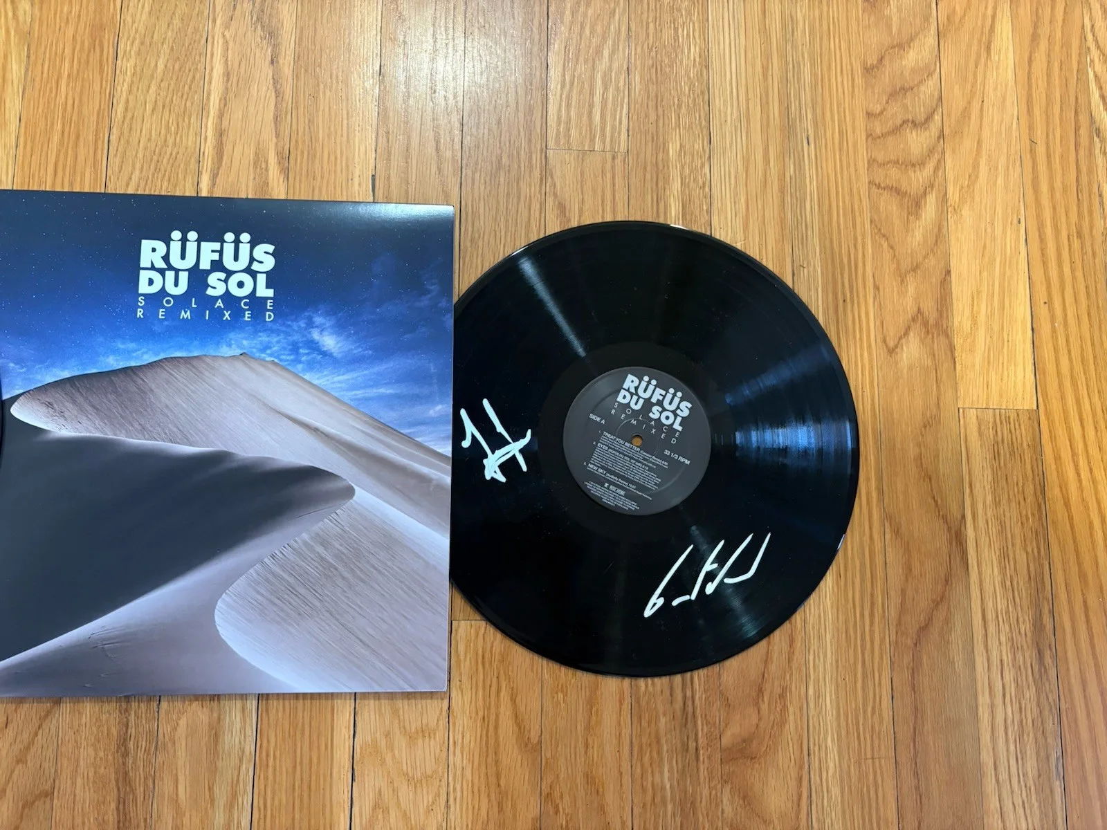 RUFUS DU SOL SOLACE SIGNED Autographed Vinyl LP 2 Records Deluxe EDM HOUSE, изображение 3