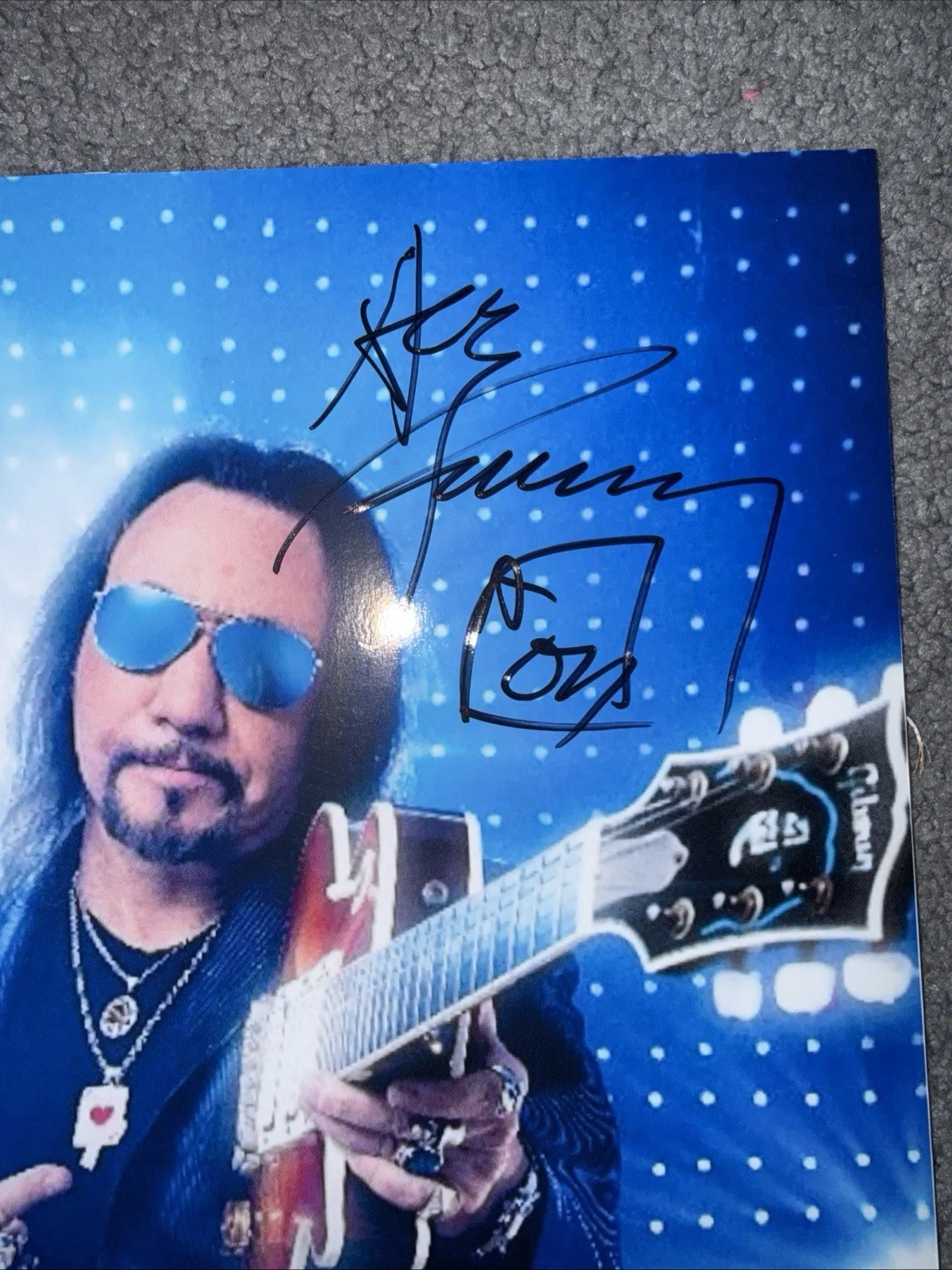 Ace Frehley AUTOGRAPH SIGNED 8.5x11 KISS Photo Space Ace, image 3