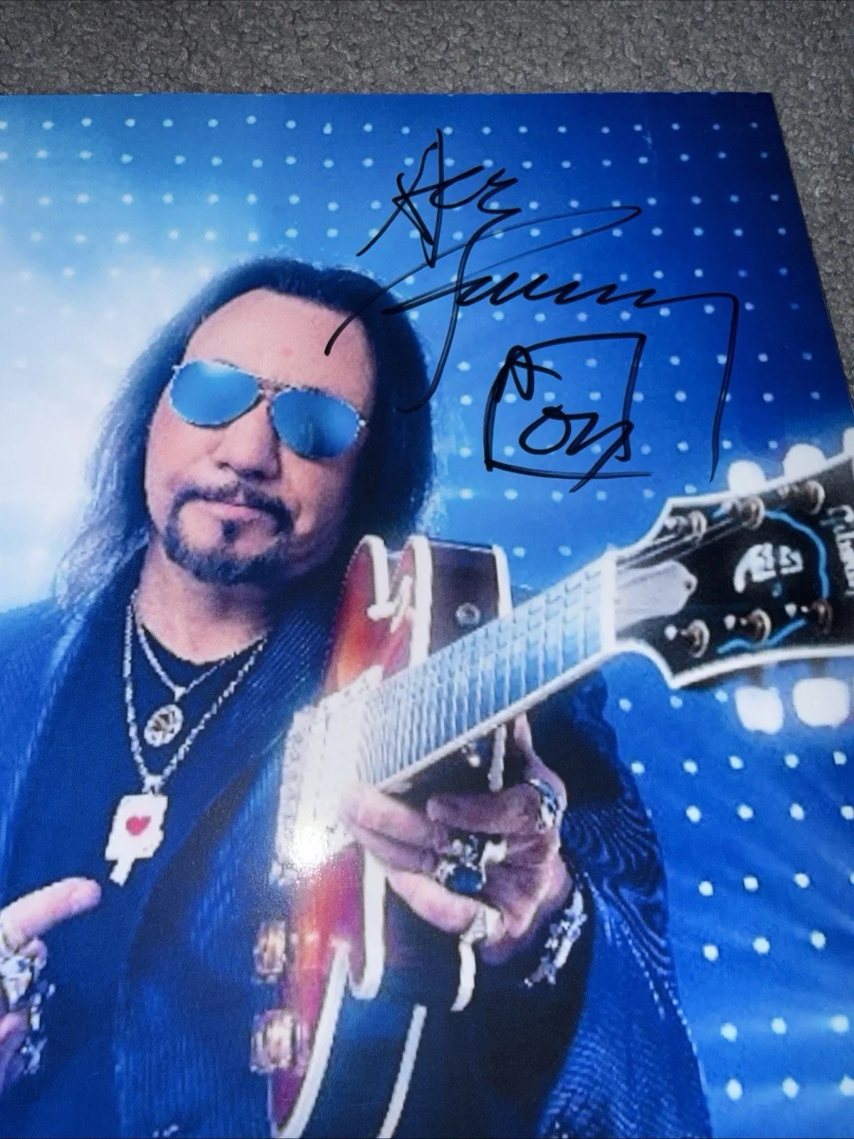 Ace Frehley AUTOGRAPH SIGNED 8.5x11 KISS Photo Space Ace, image 4